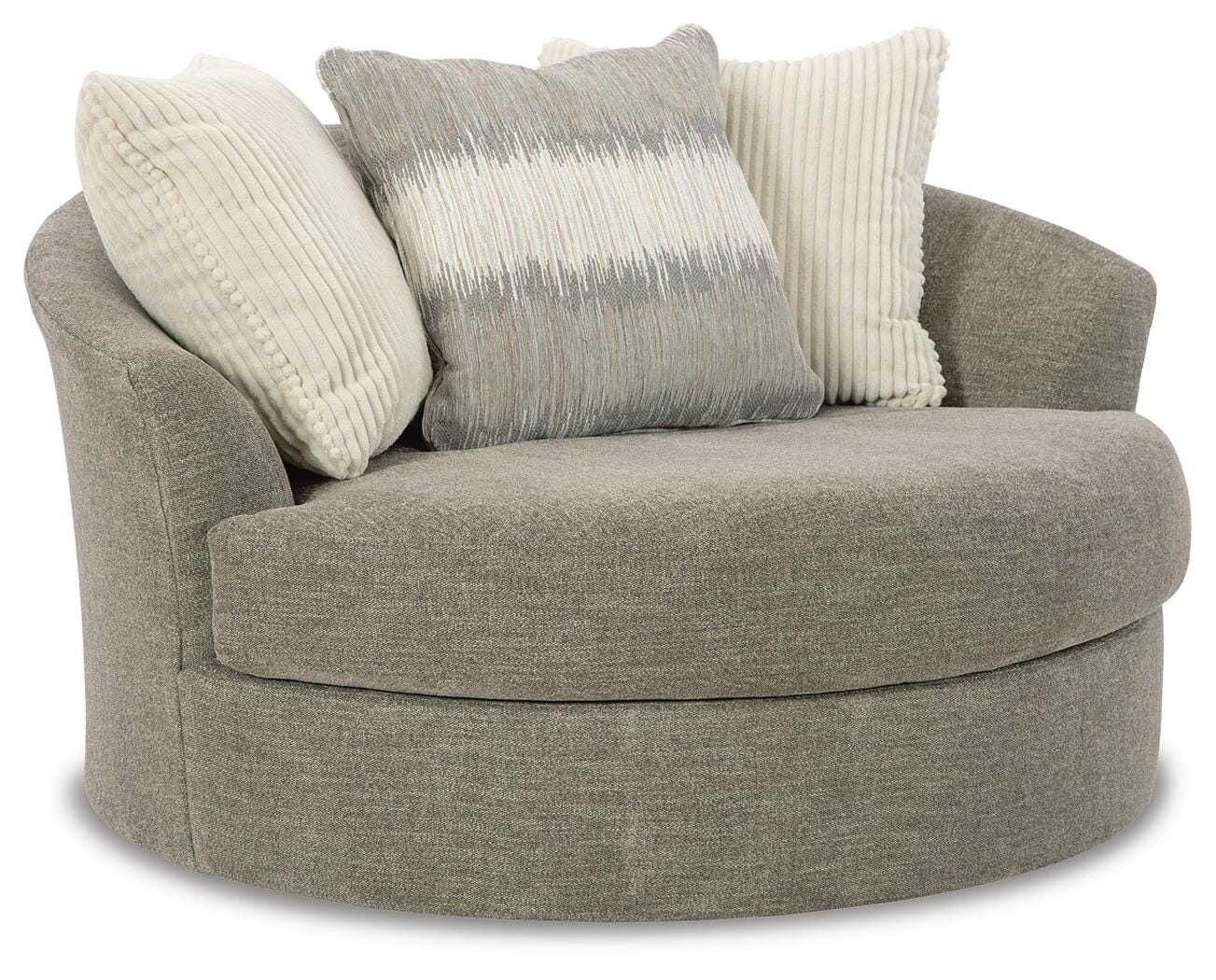 Creswell Oversized Swivel Accent Chair, , large
