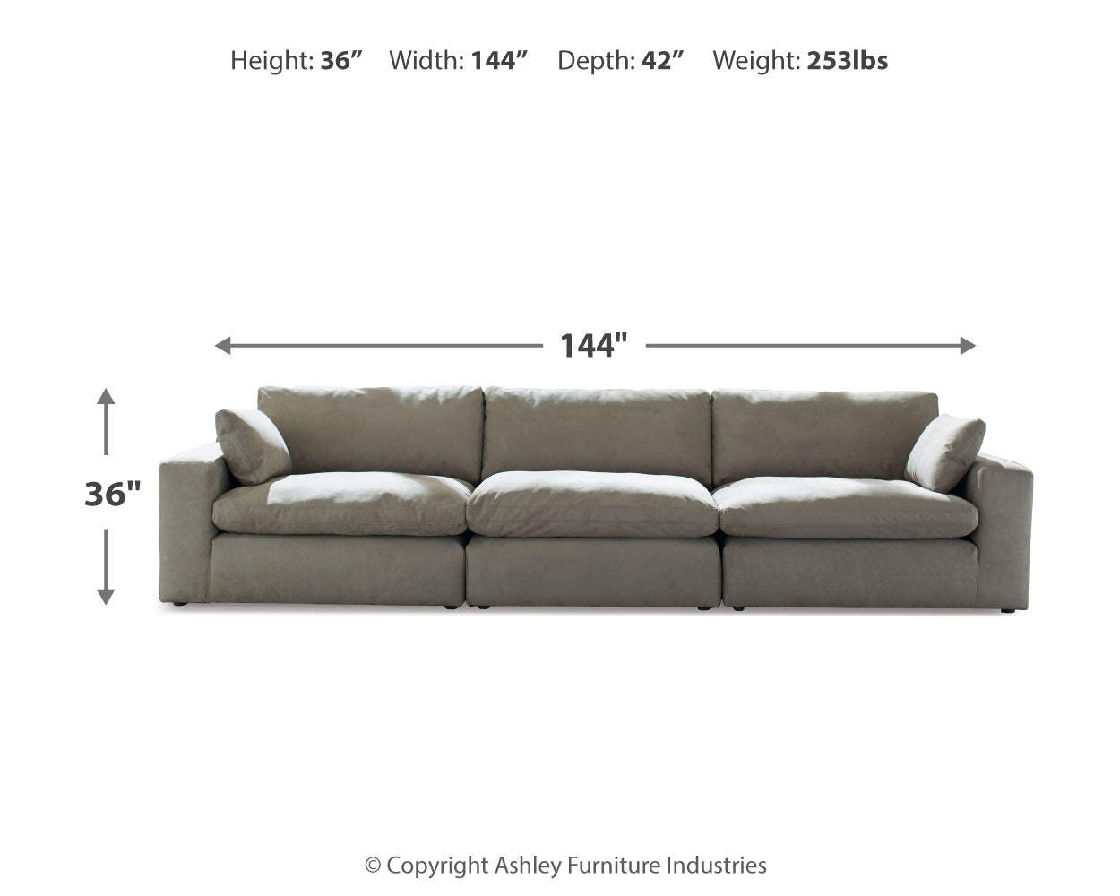Next-Gen Gaucho 3-Piece Modular Sofa | Ashley