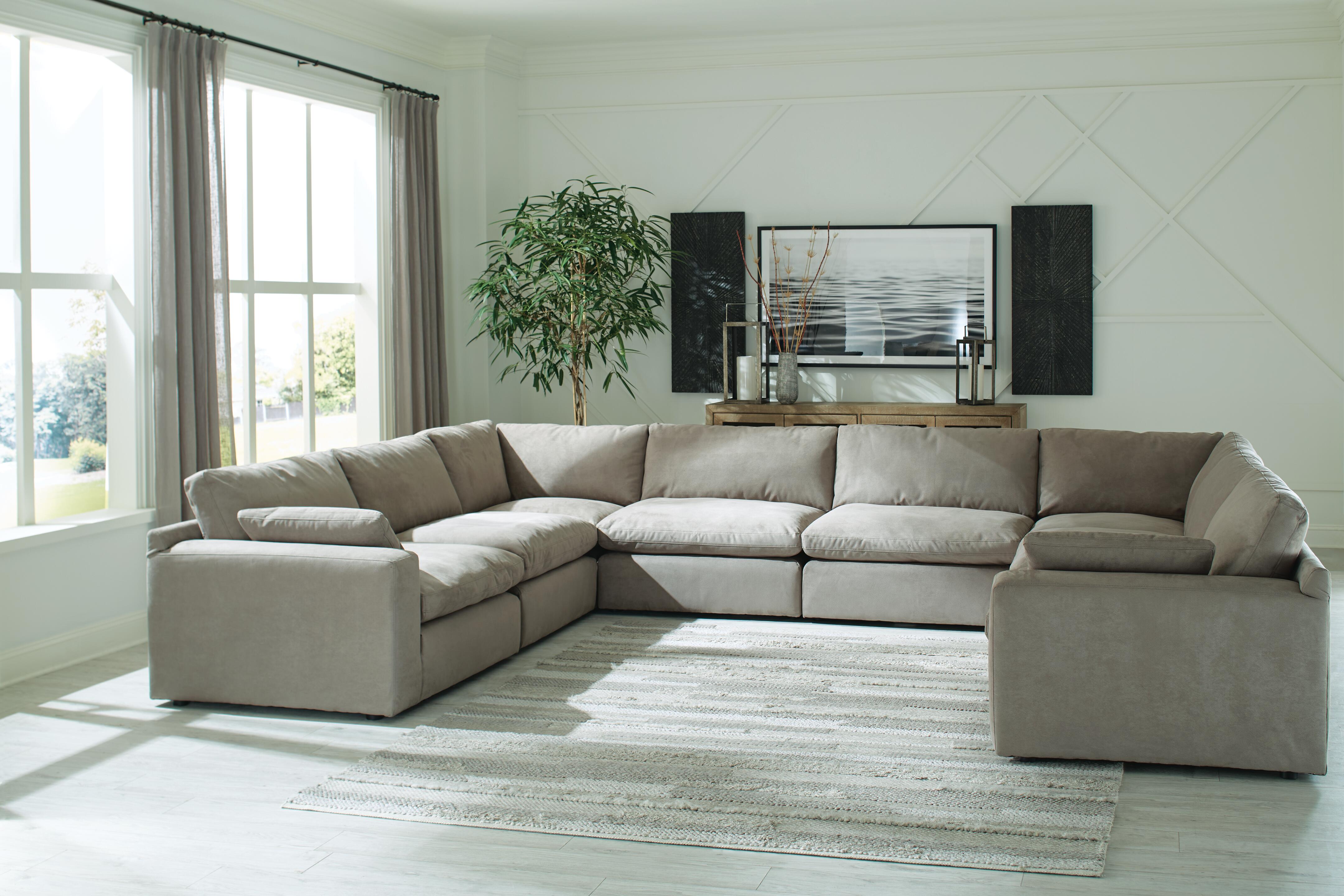 Next-Gen Gaucho 8-Piece Sectional, Putty, large