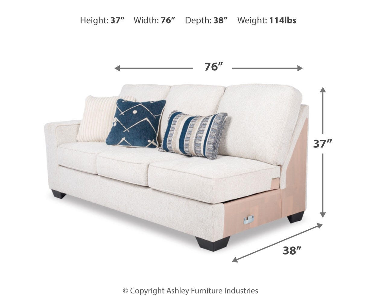 Alyadria Left-Arm Facing Sofa - image 4