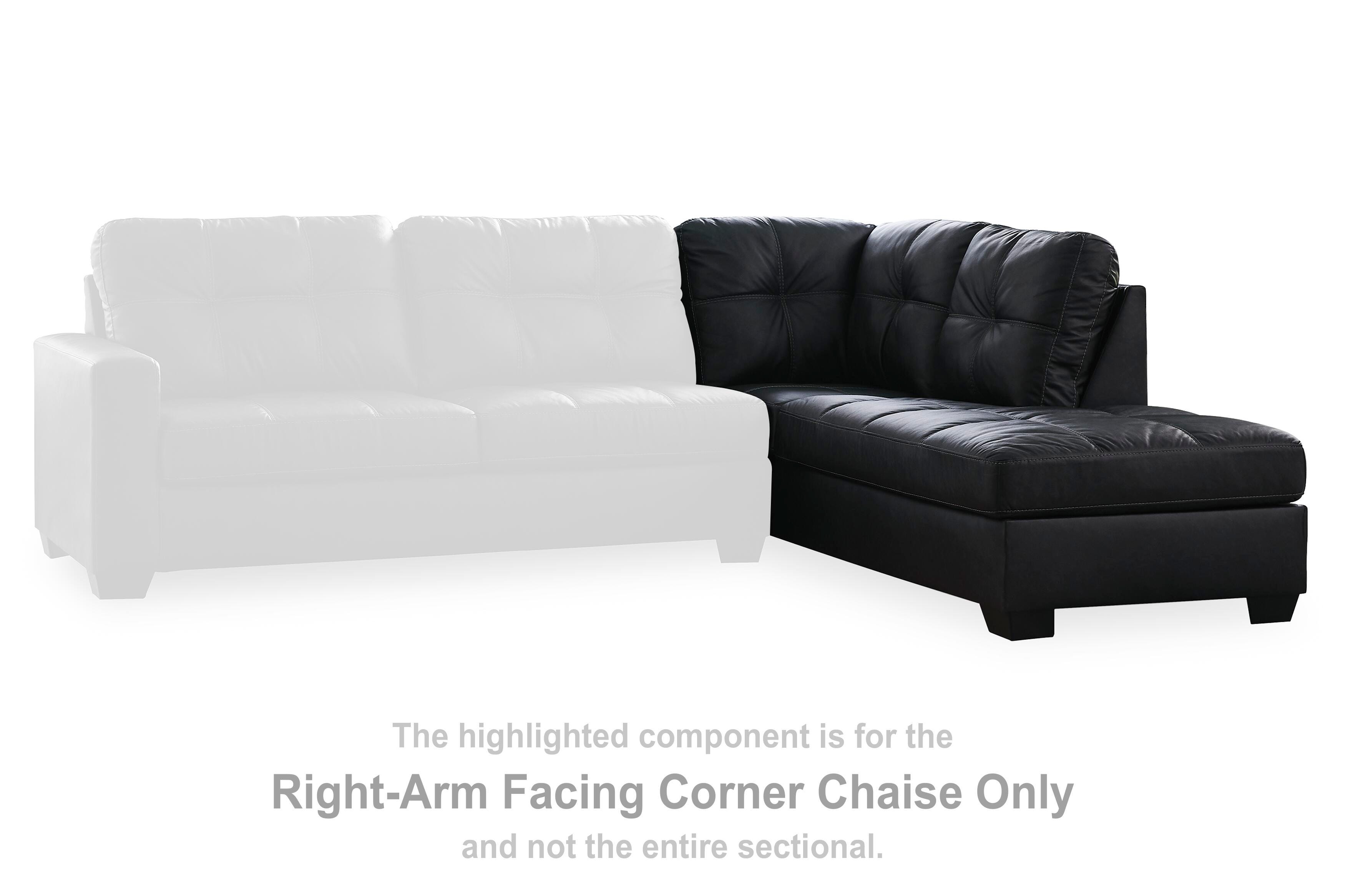 Chaise esquinera Barlin Mills con brazo derecho - image 2