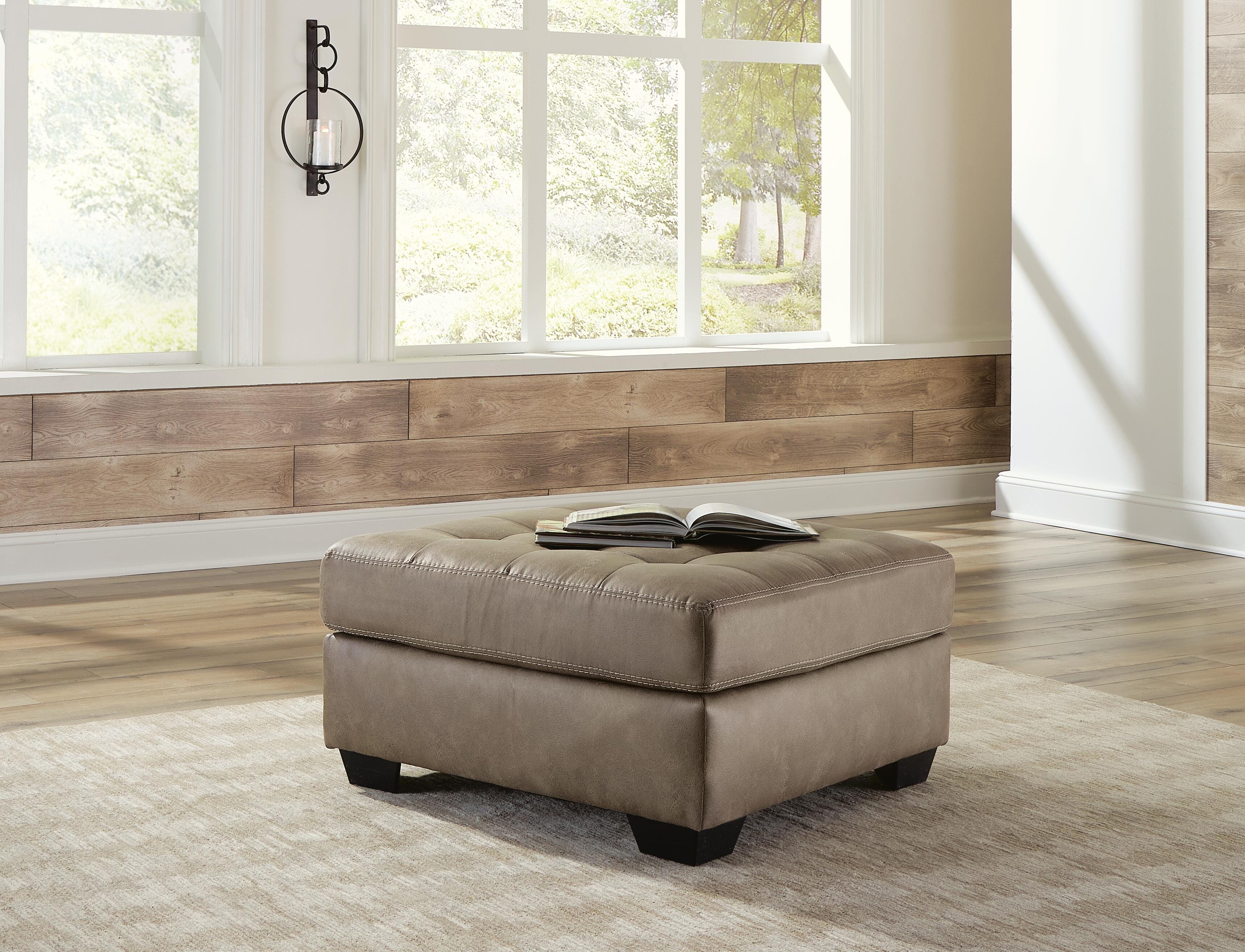 Keskin Oversized Accent Ottoman, , large