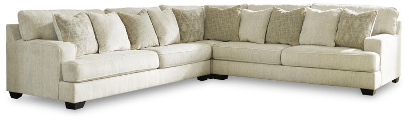 Rawcliffe 3-Piece Sectional, Parchment