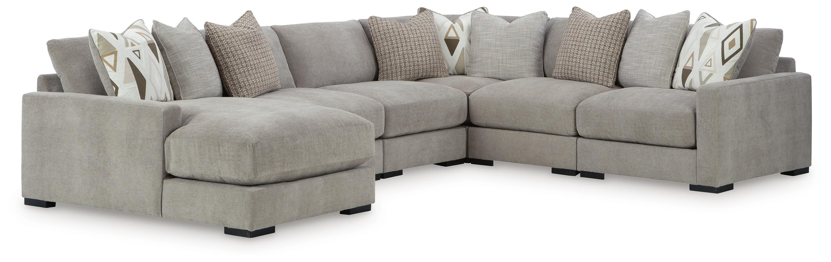 Seccional Aslan Court de 6 piezas con chaise longue - image 2