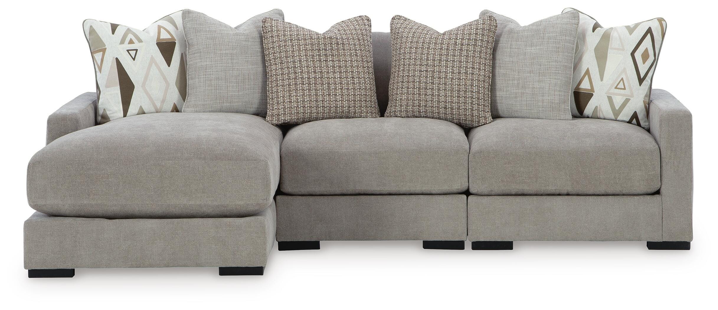 Seccional de sofá Aslan Court de 3 piezas con chaise longue - image 1