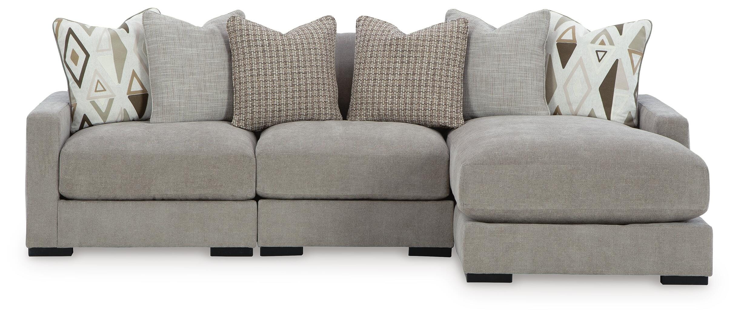 Seccional de sofá Aslan Court de 3 piezas con chaise longue - image 1