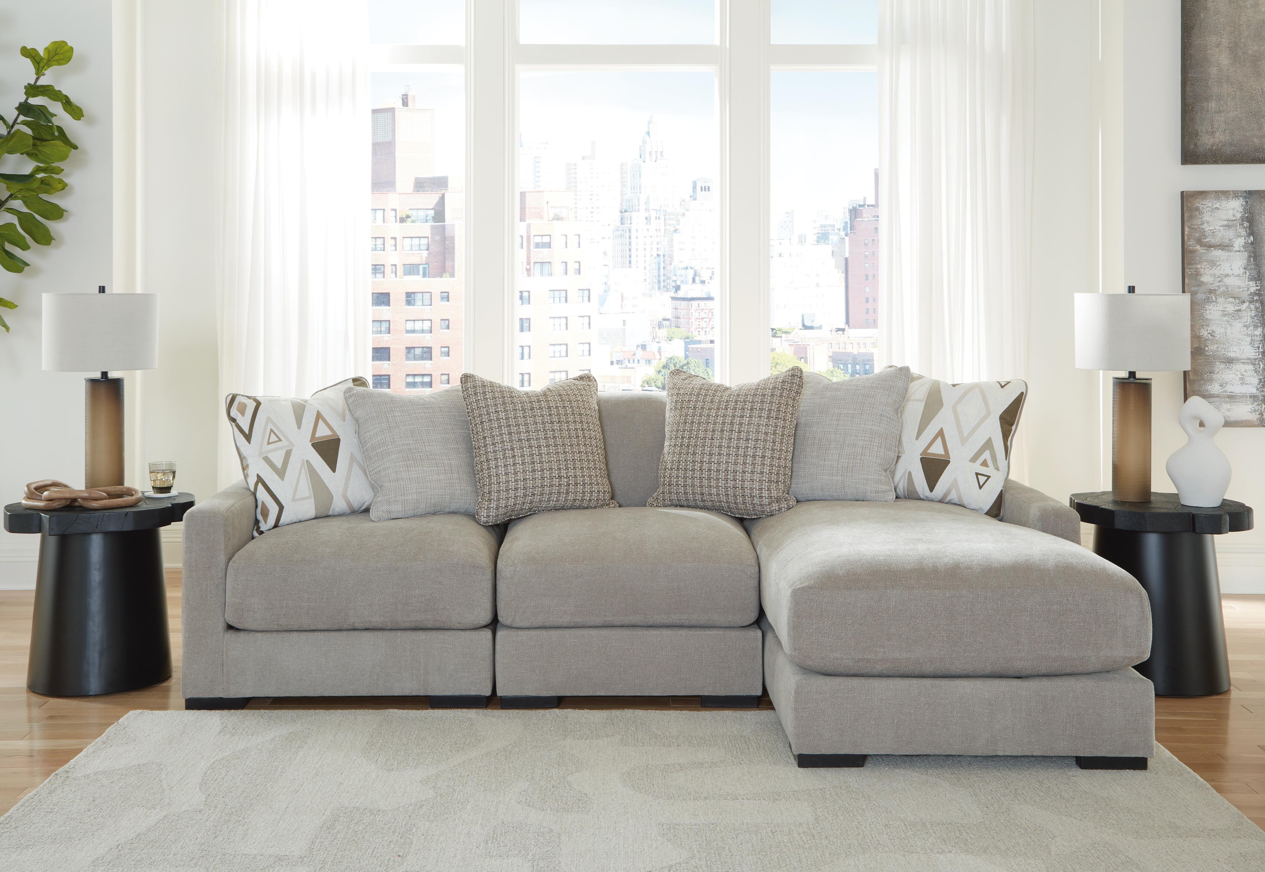 Seccional de sofá Aslan Court de 3 piezas con chaise longue - image 2
