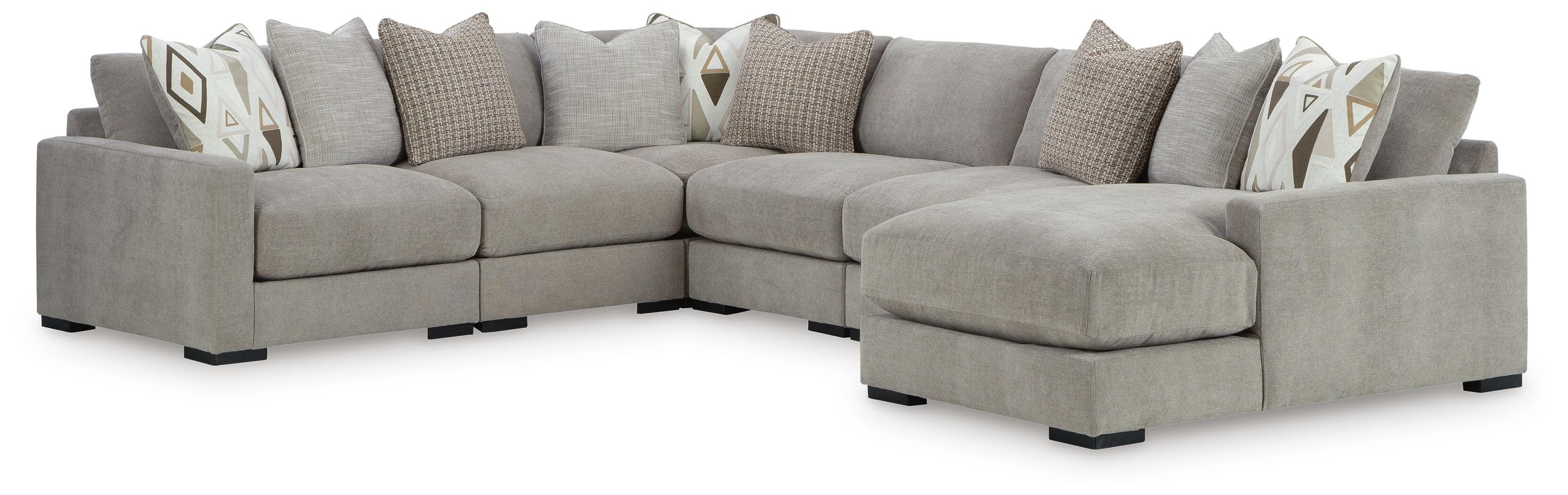 Aslan Court 6-Piece Sectional with Chaise - image 1