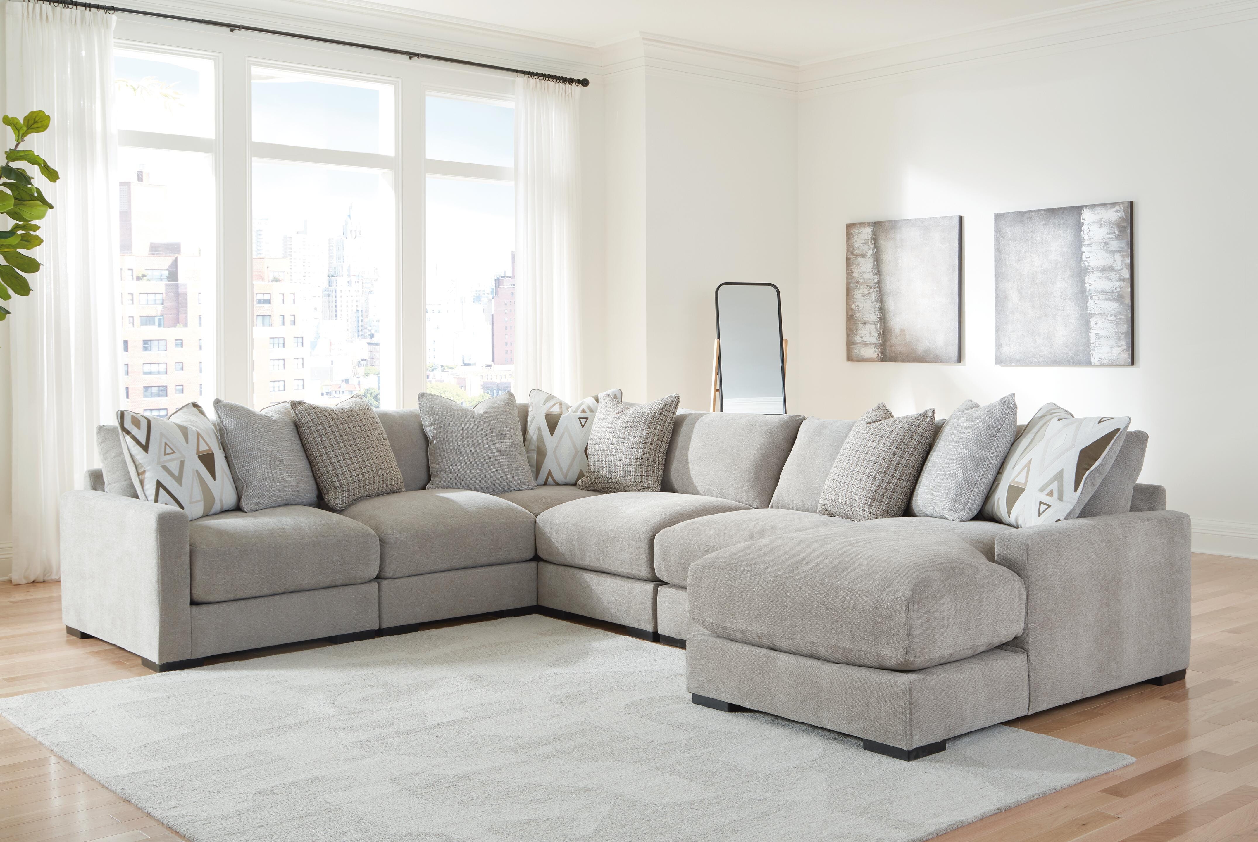 Aslan Court 6-Piece Sectional with Chaise - image 2