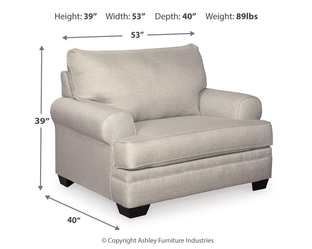 Antonlini Oversized Chair and Ottoman - image 9