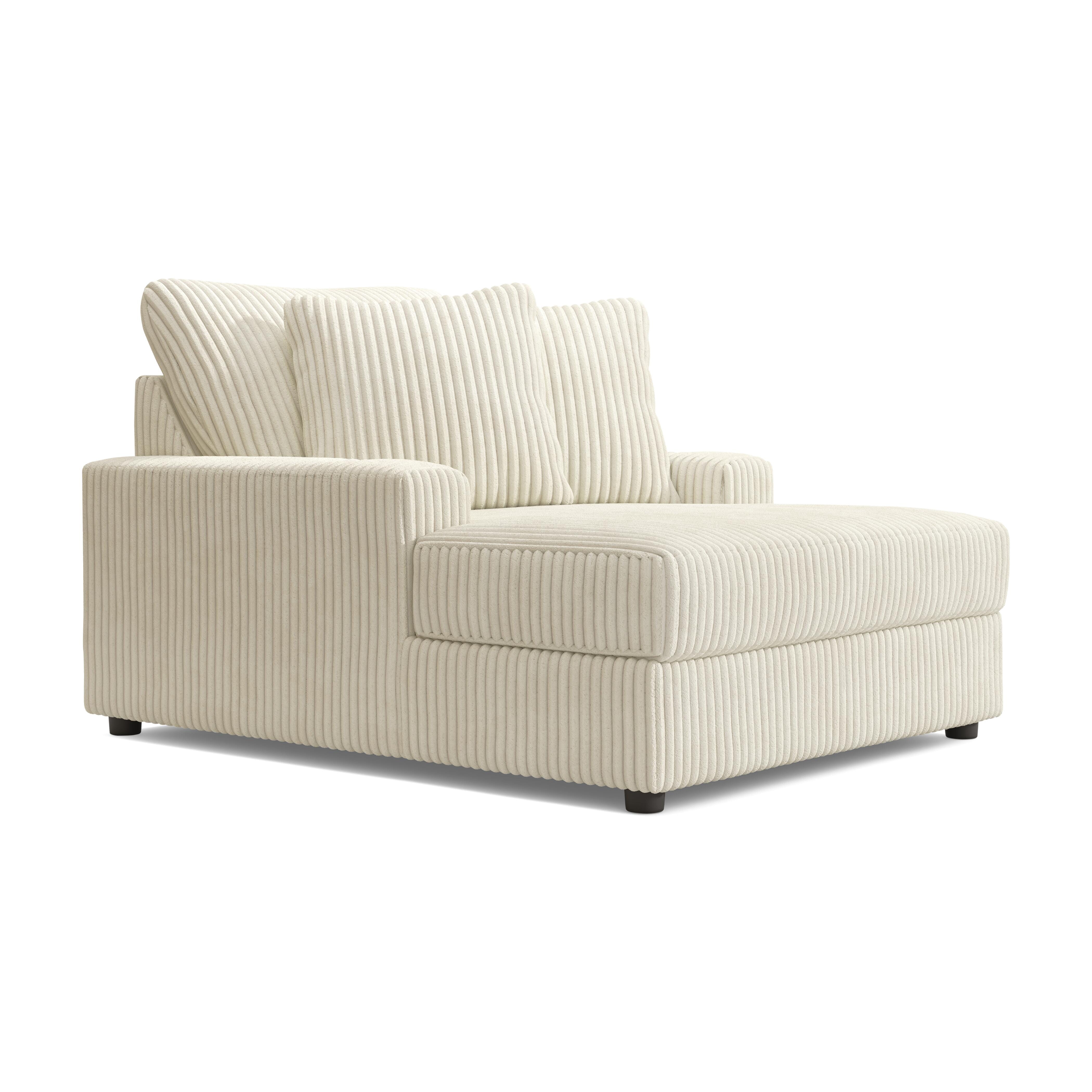 Lindyn Chaise, Ivory, large
