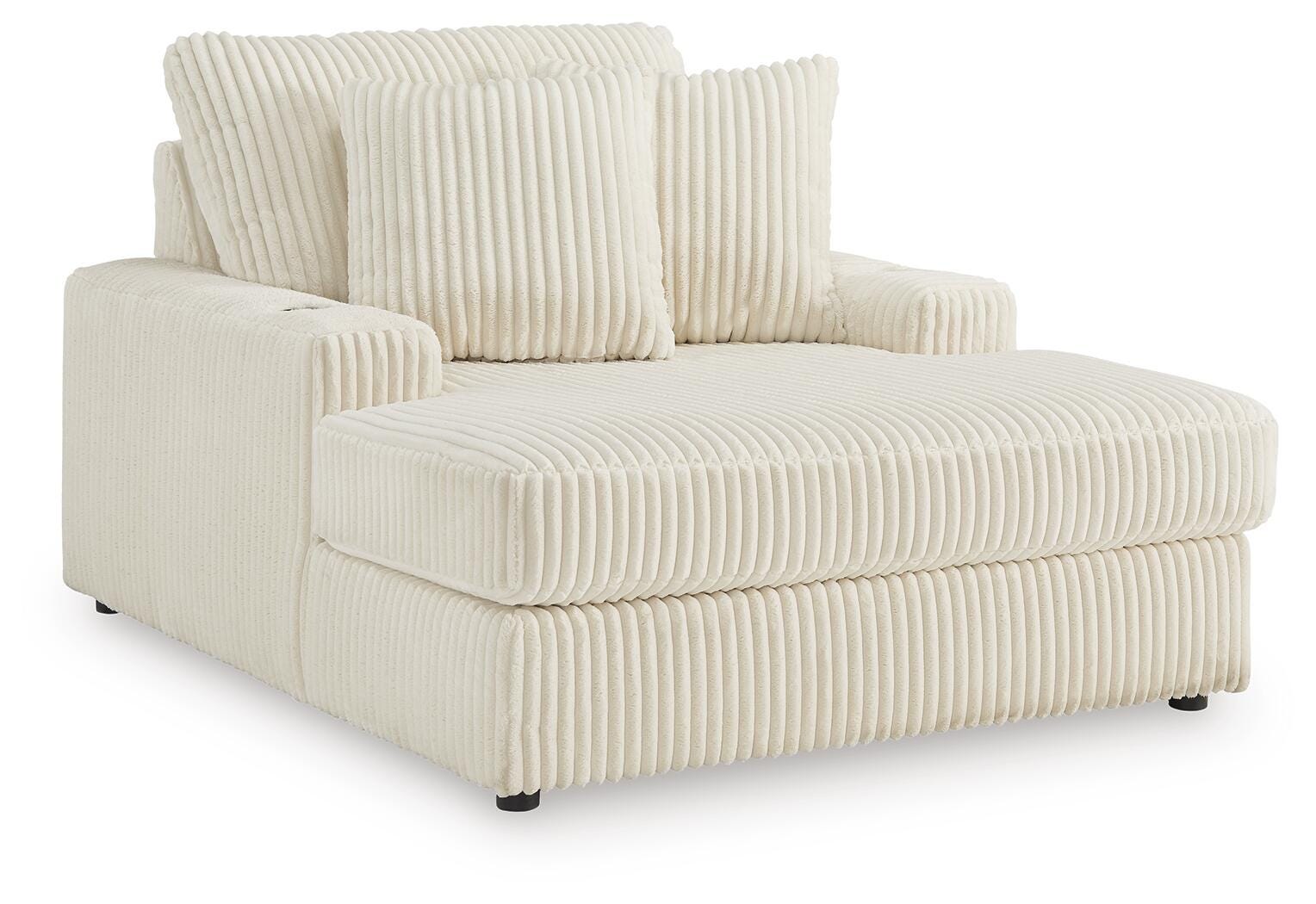 Lindyn Chaise, Ivory, large