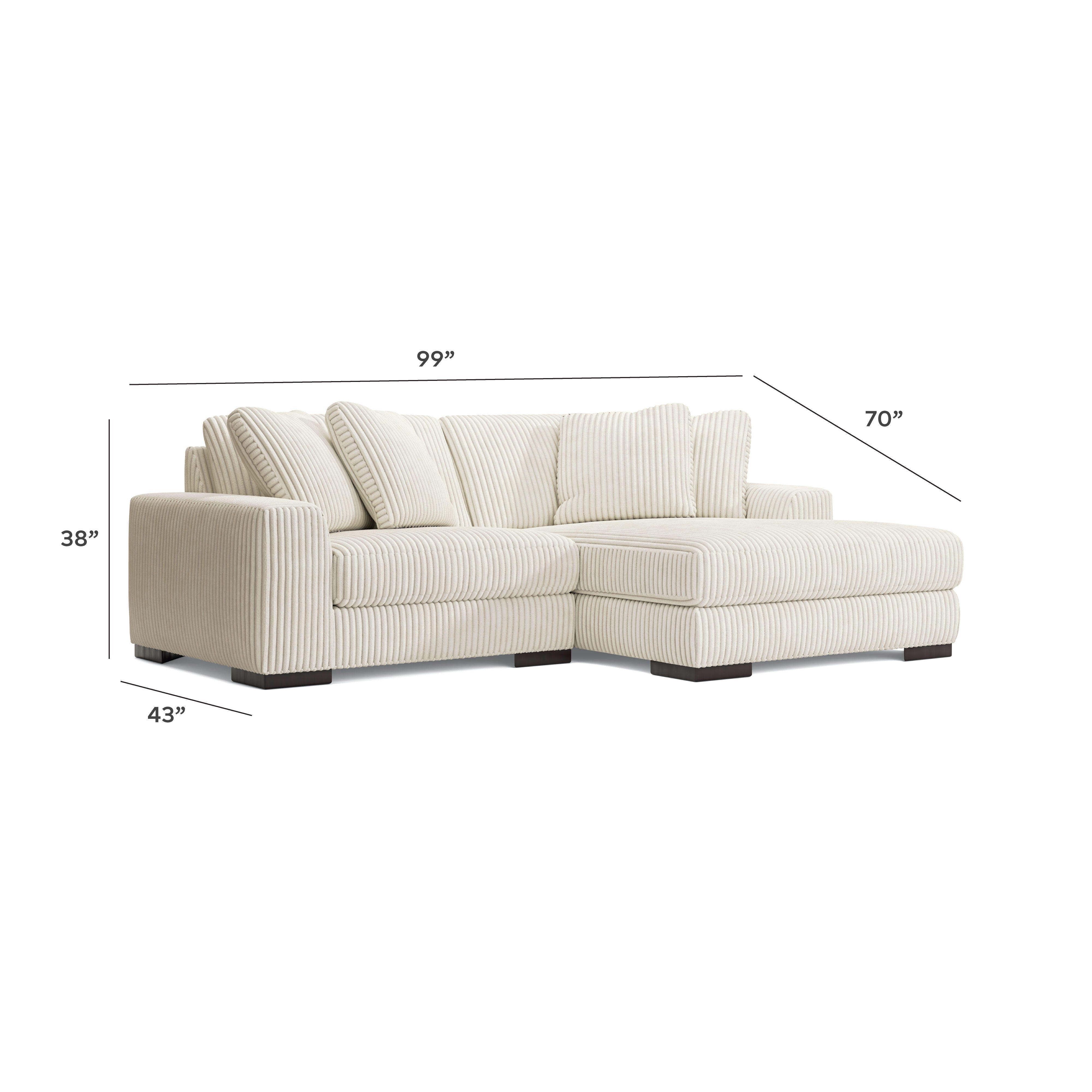 Seccional de 2 piezas Lindyn con chaise longue - image 10
