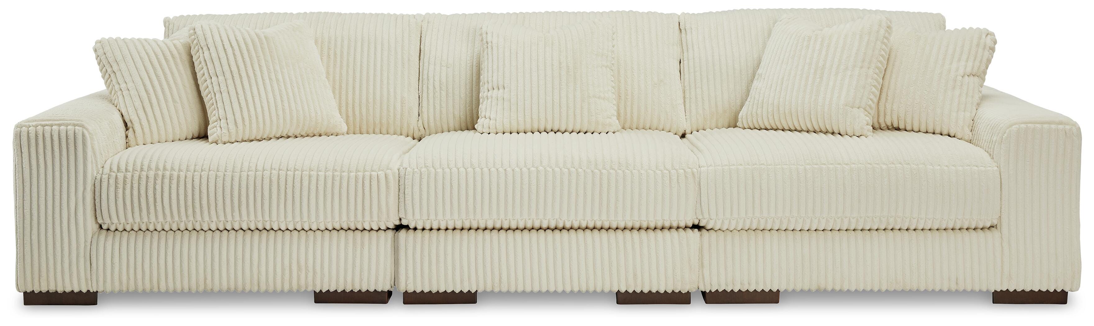 Lindyn 3-Piece Sectional Sofa, Ivory, large