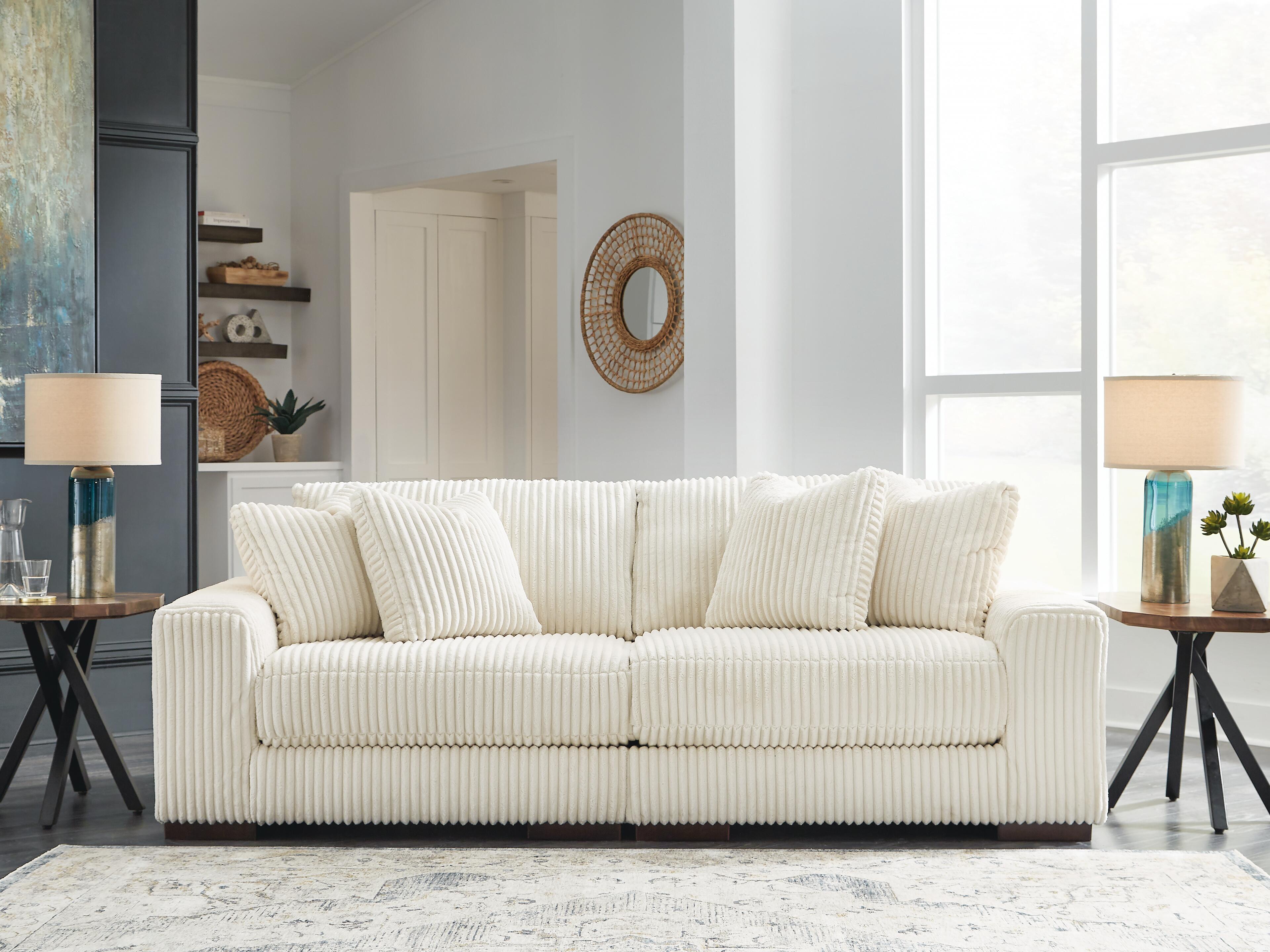 Lindyn 2-Piece Sectional Sofa, Ivory, rollover
