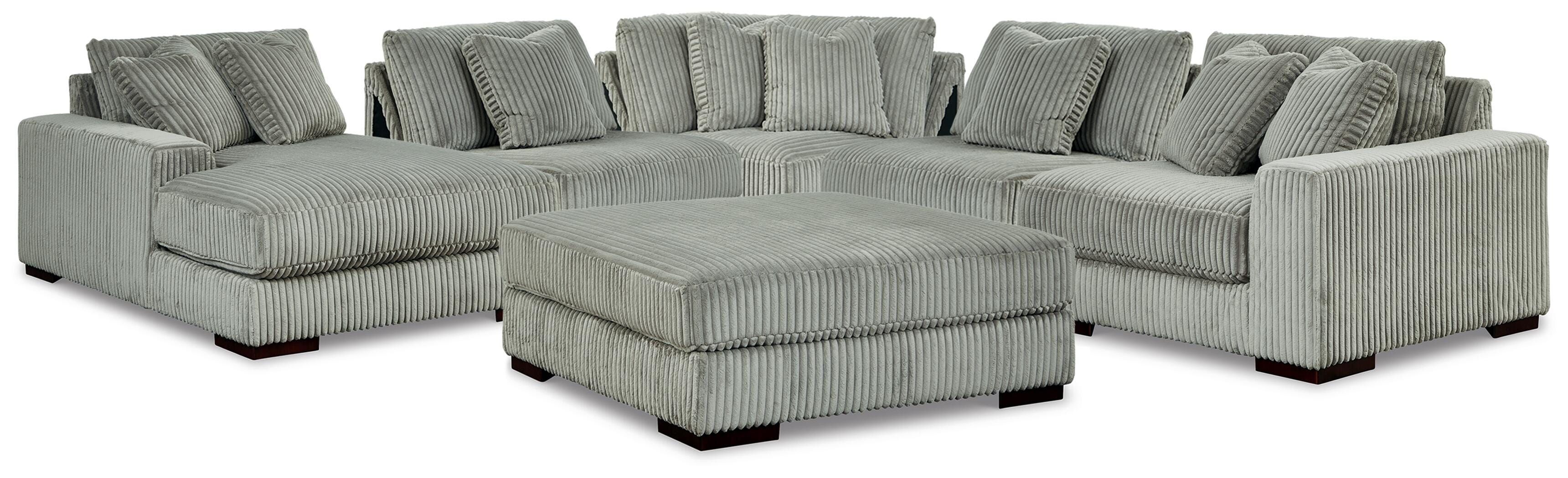Lindyn 5-Piece Sectional and Ottoman - image 1
