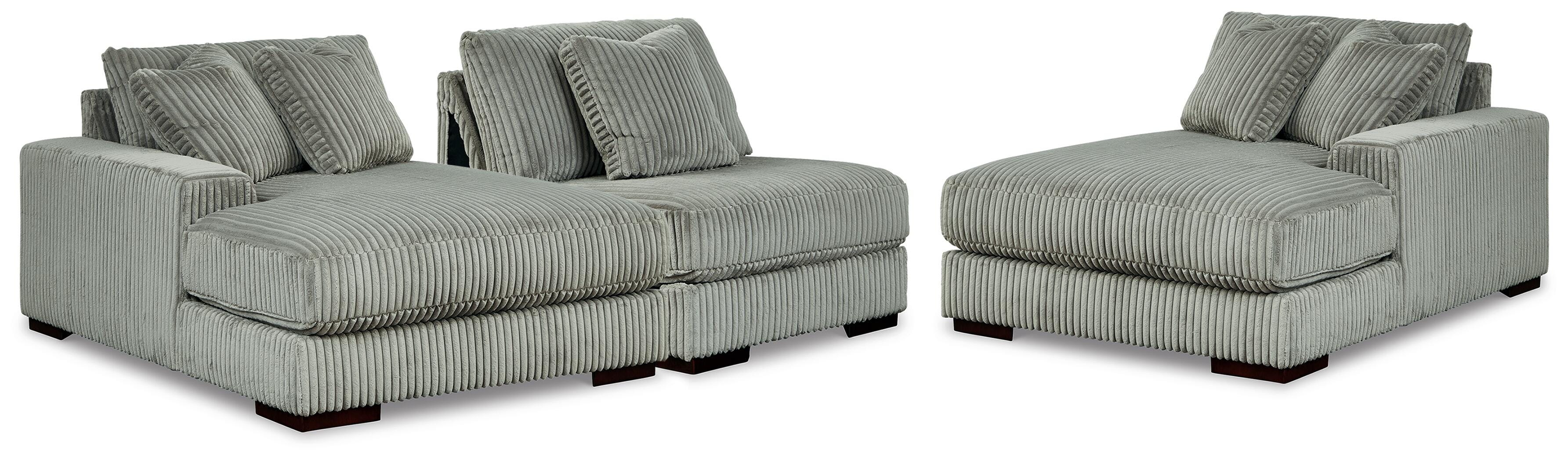 Sofá seccional Lindyn de 3 piezas con doble diván - image 1