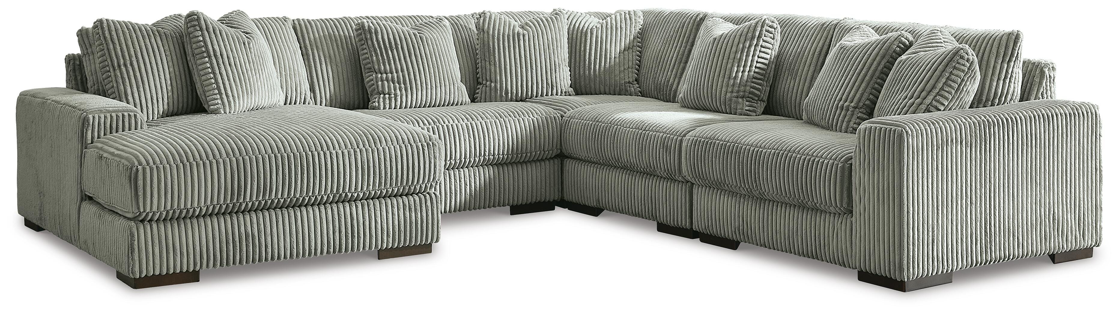 Seccional Lindyn de 5 piezas con chaise longue - image 1