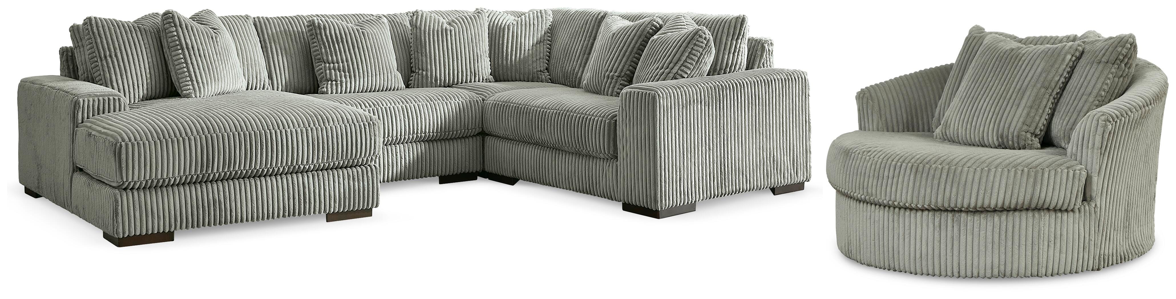Seccionales Lindyn de 4 piezas con sillón - image 1