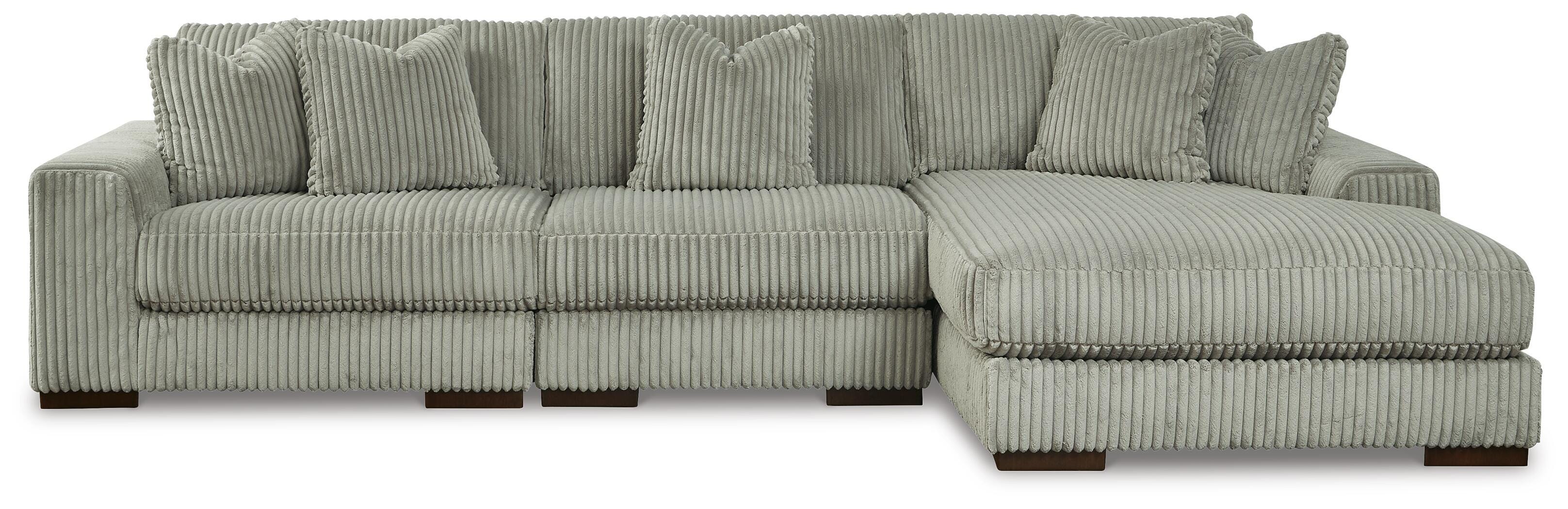 Lindyn 3-Piece Sectional with Chaise, Fog, large