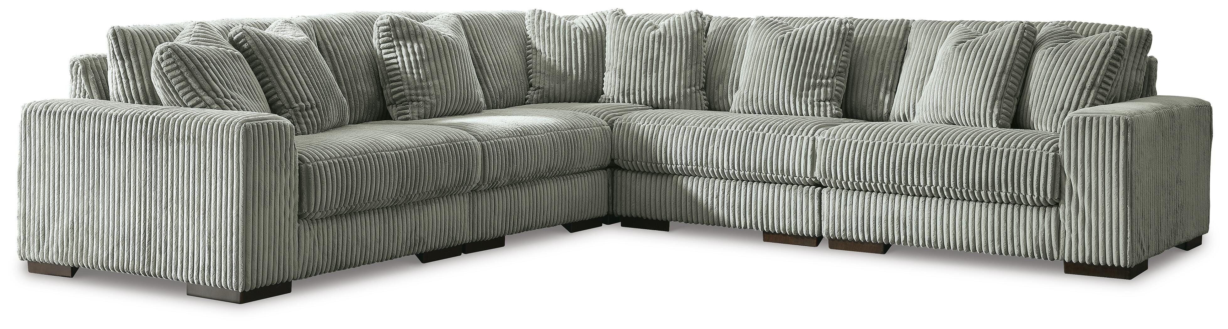 Lindyn 5-Piece Sectional, Fog, large