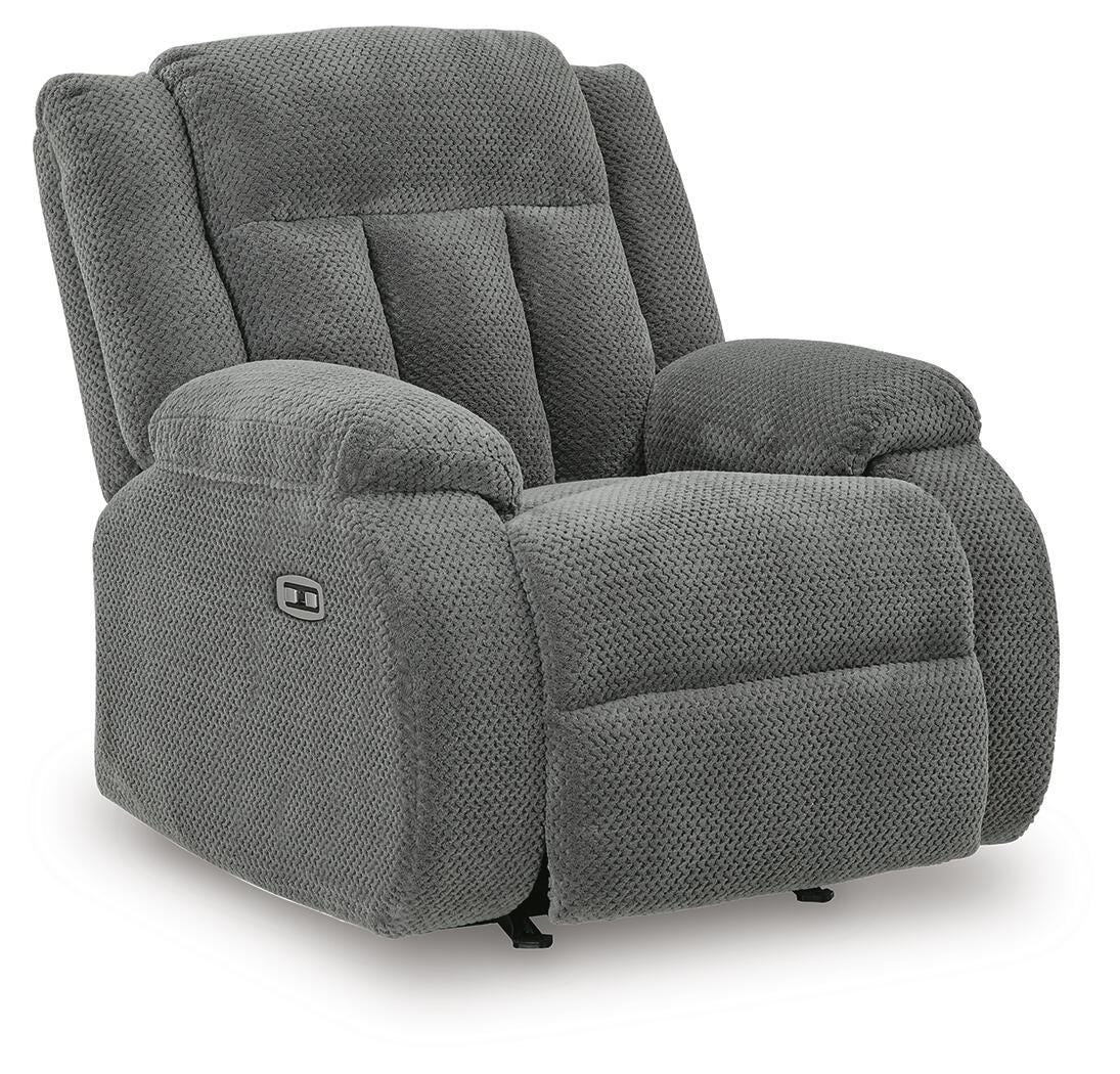 Greely Bend Power Recliner, Steel, large