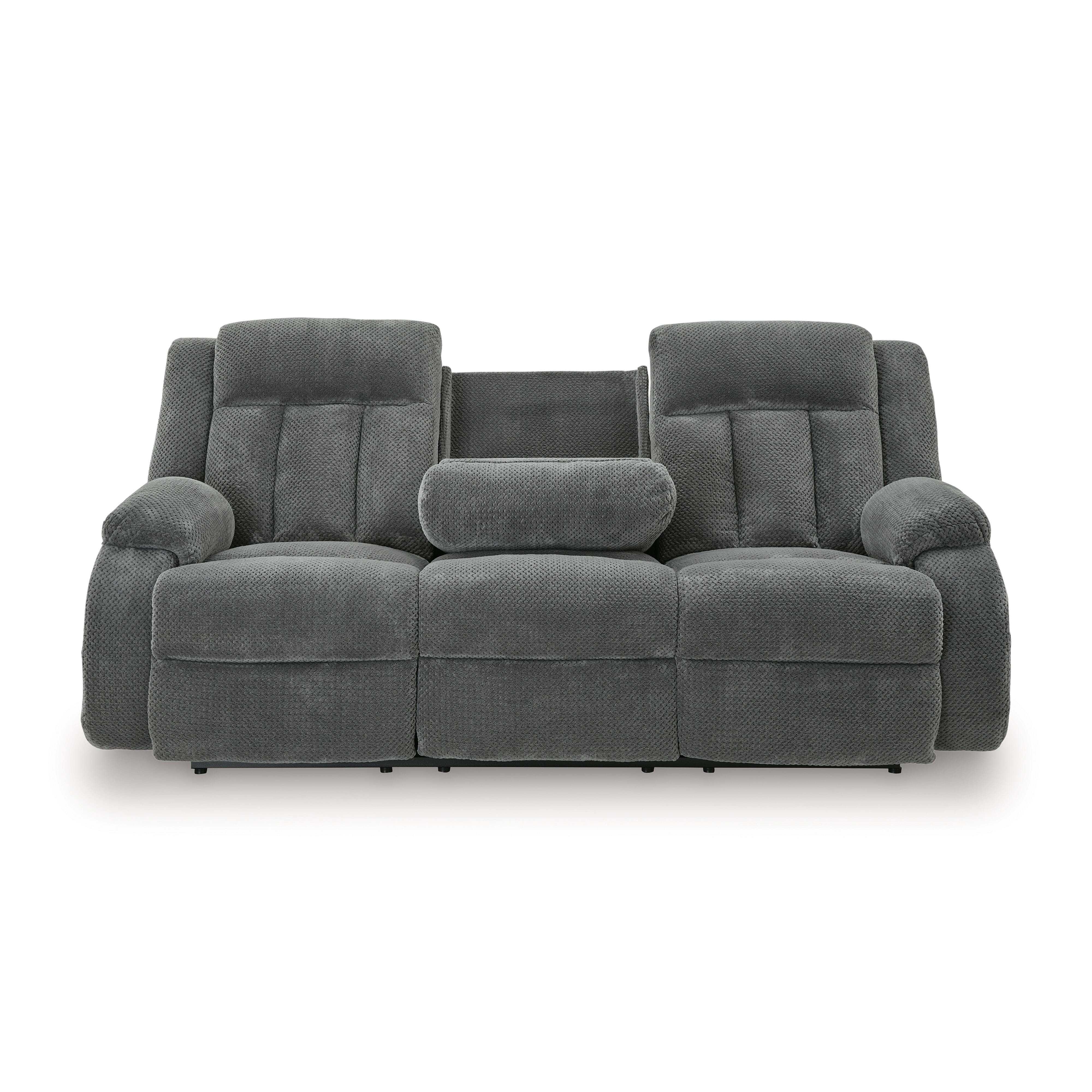 Sofá reclinable eléctrico Greely Bend con mesa abatible - image 6
