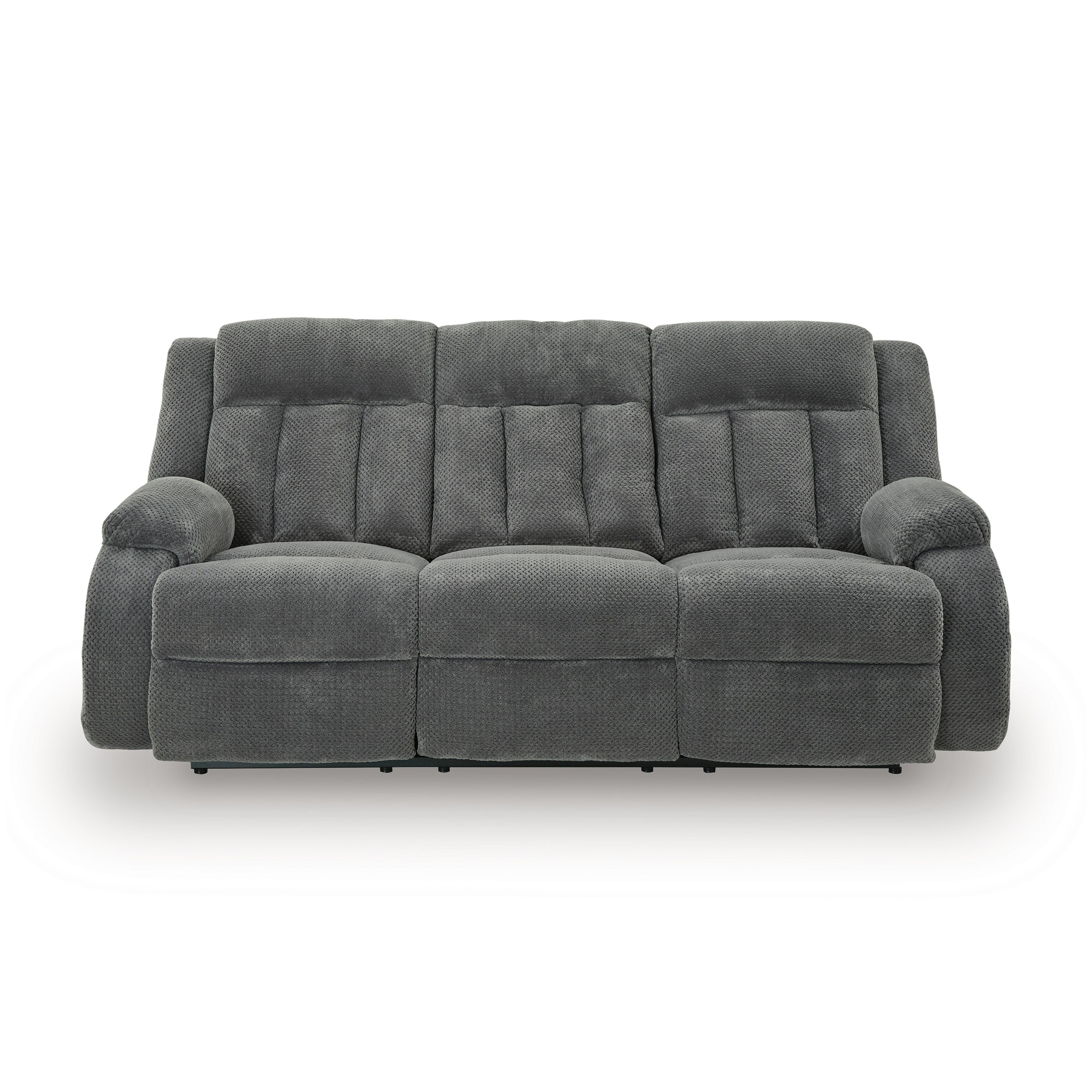 Greely Bend Power Reclining Sofa with Drop Down Table