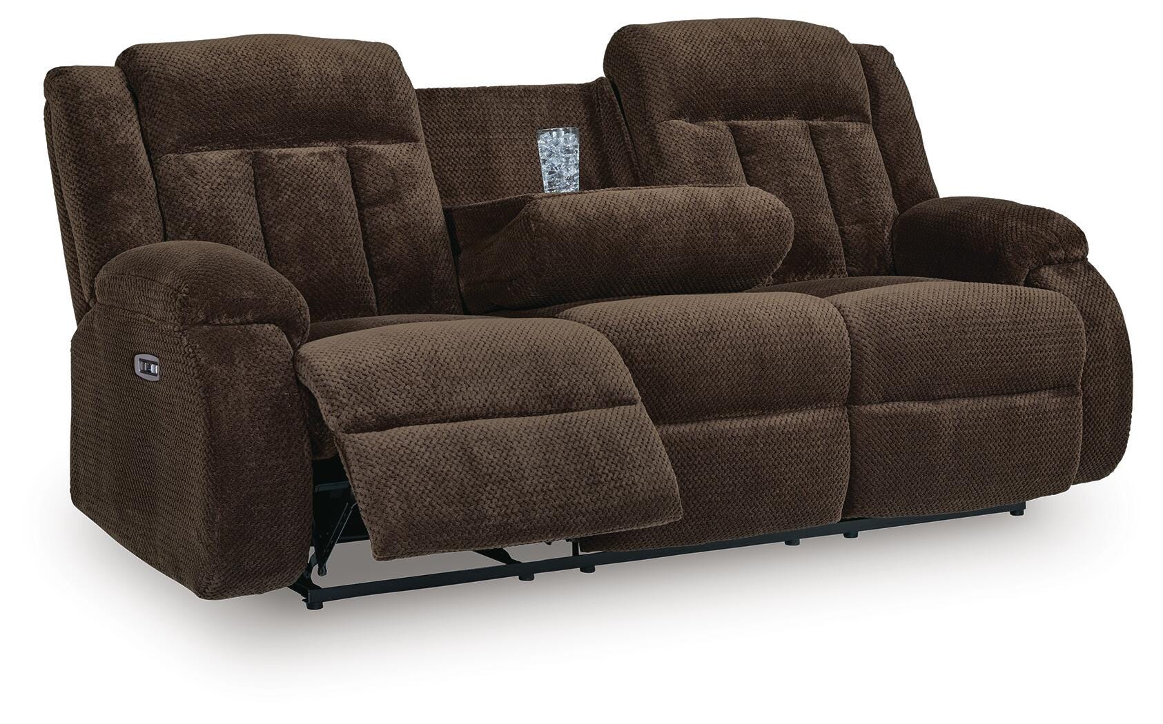 Greely Bend Power Reclining Sofa with Drop Down Table - image 2