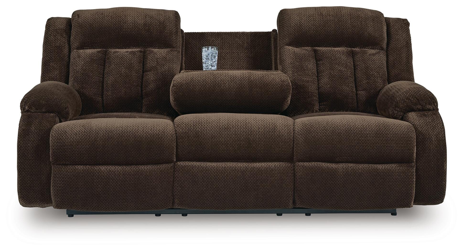 Greely Bend Power Reclining Sofa with Drop Down Table - image 4