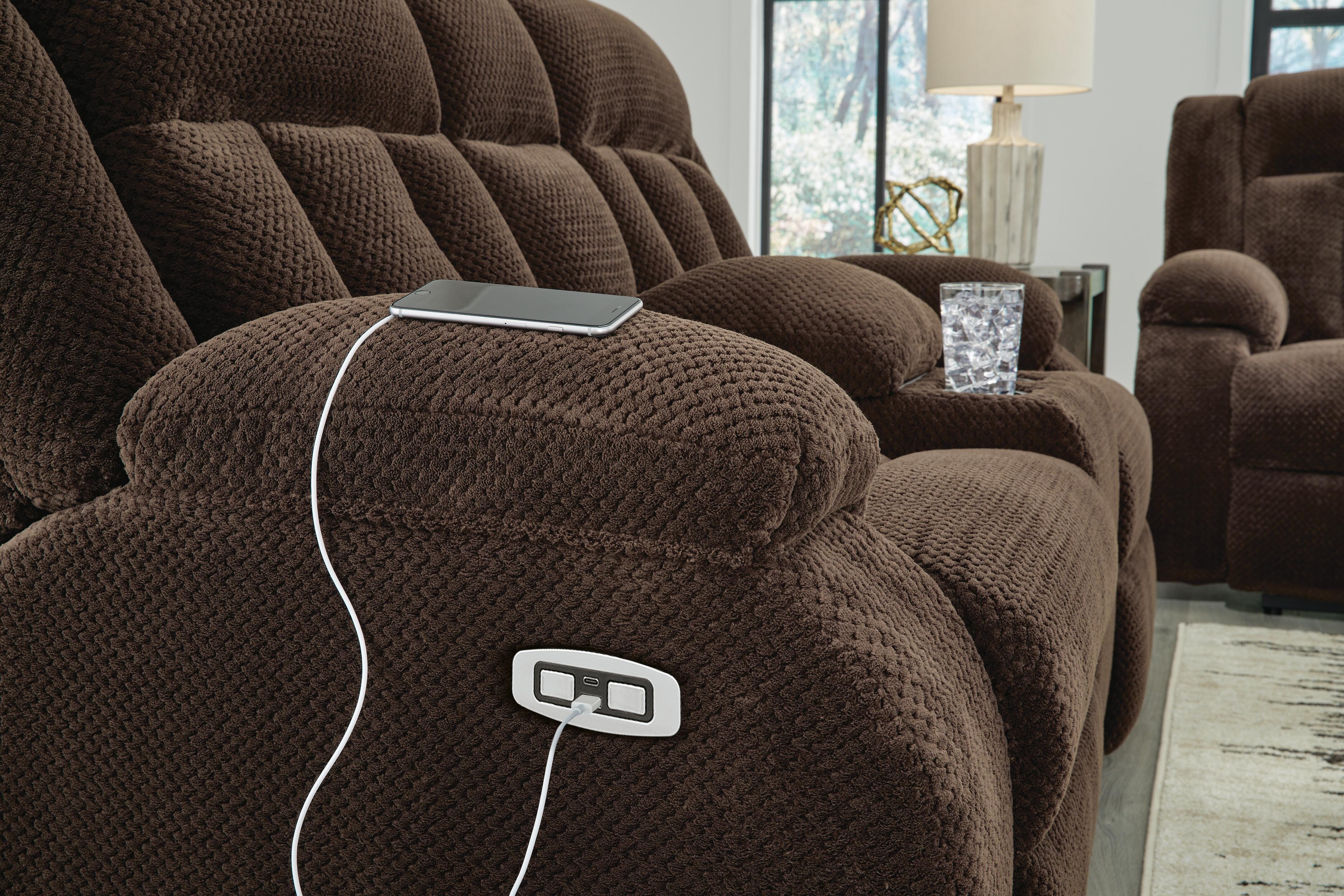 Greely Bend Power Reclining Loveseat with Console - image 6