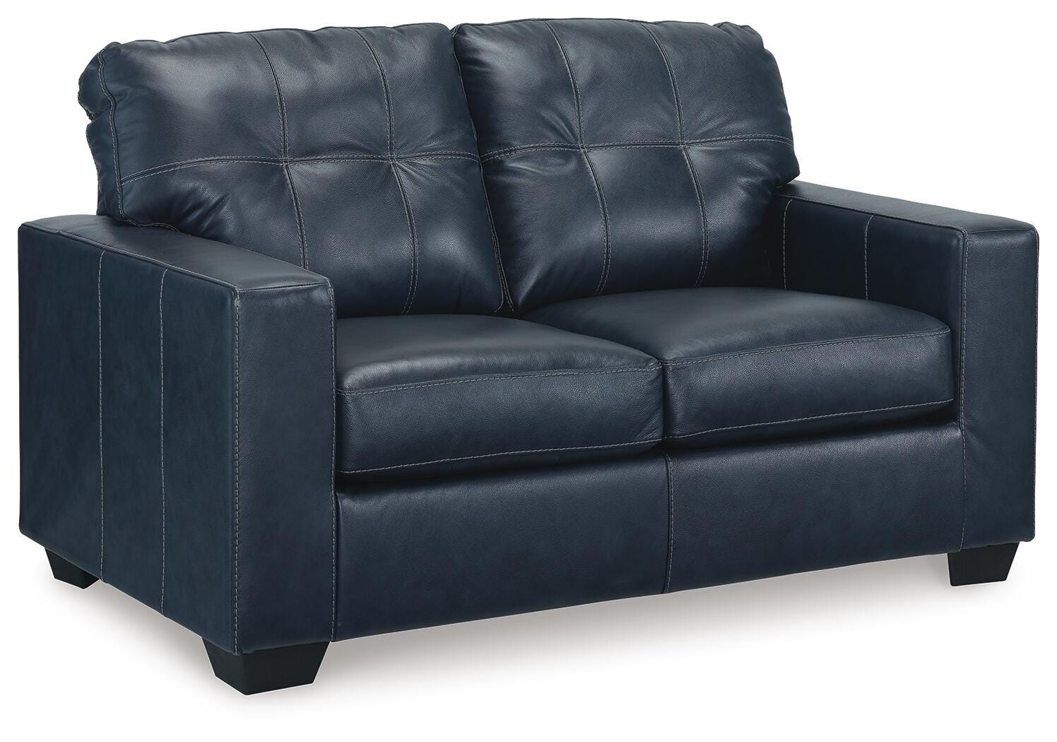 Santorine Leather Loveseat | Ashley