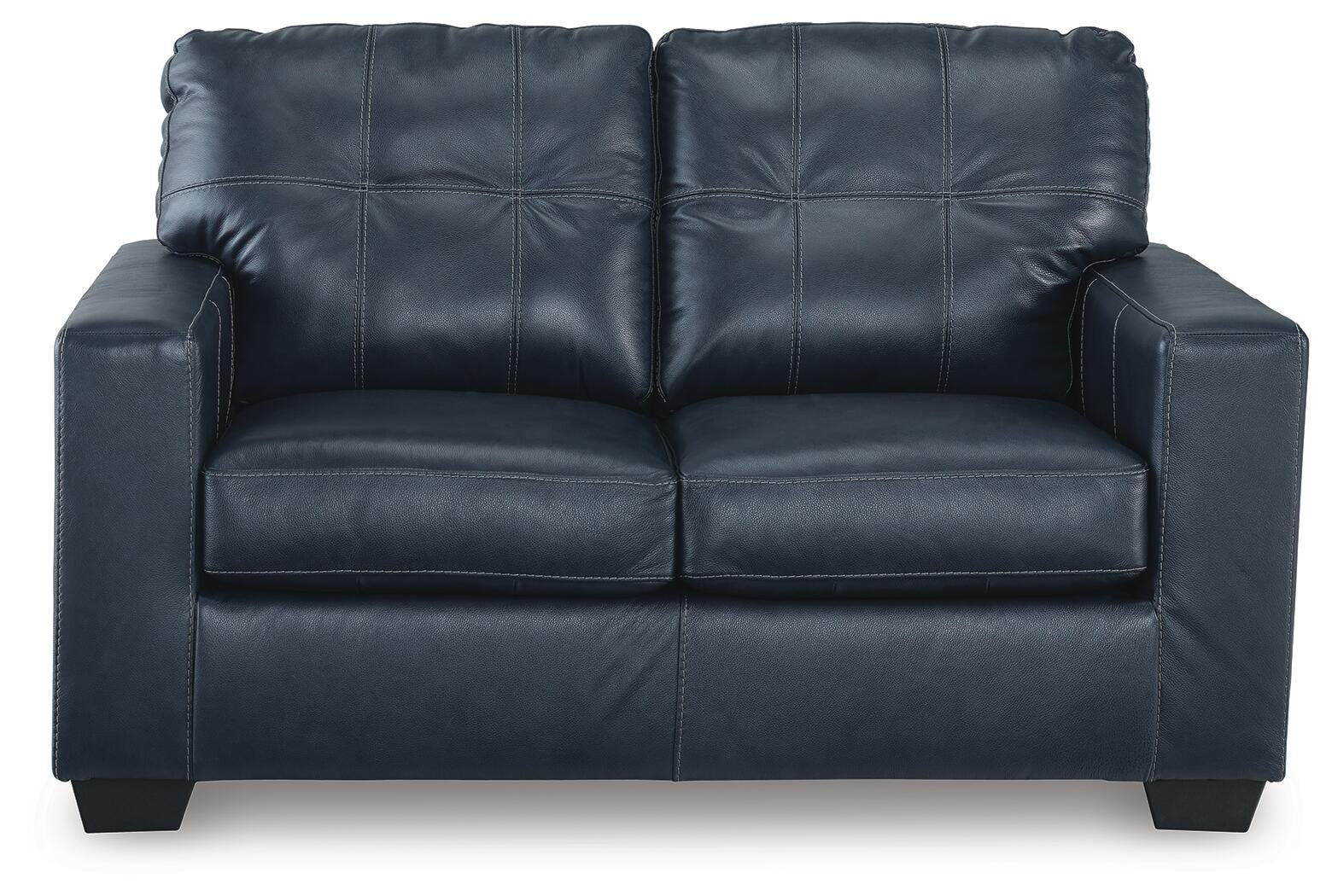 Santorine Leather Loveseat