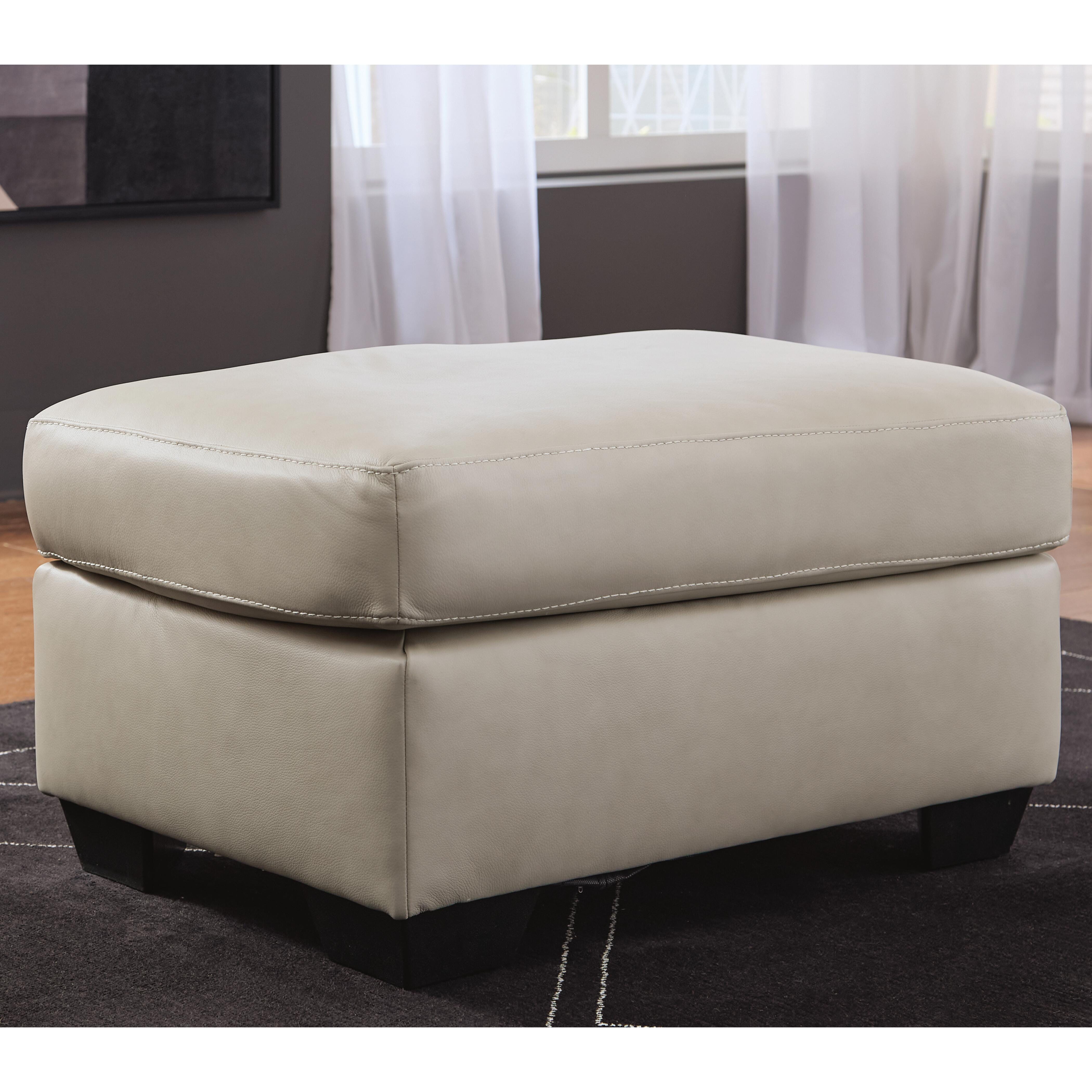 Santorine Ottoman, Bone, rollover