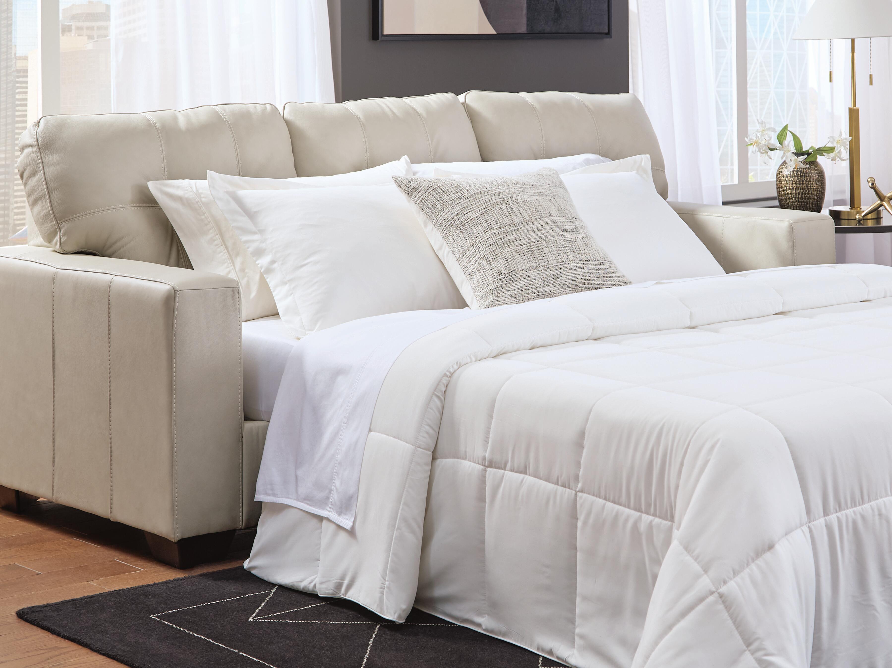 Santorine Queen Sofa Sleeper, Bone, rollover