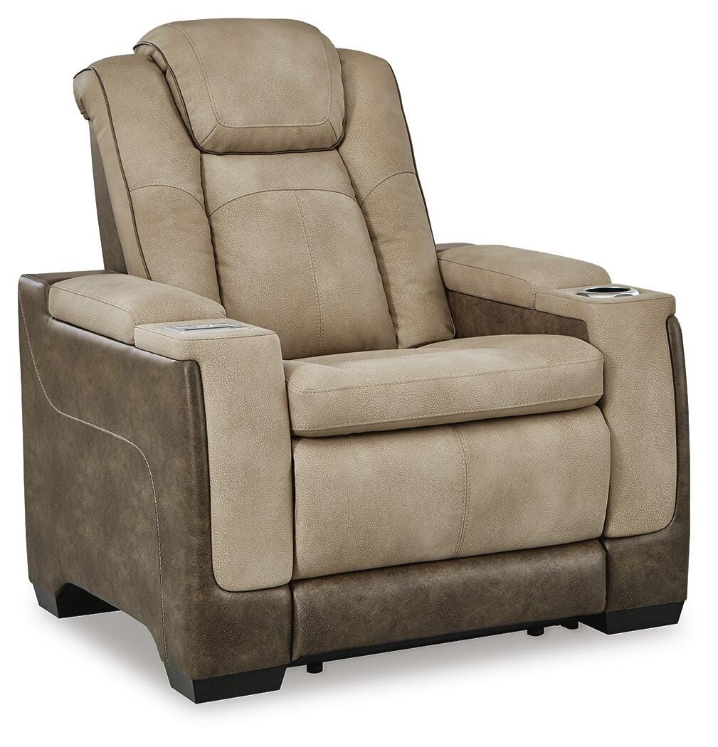 Next-Gen Durapella Power Recliner, Sand, large