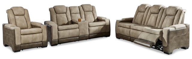 Next-Gen Durapella Performance Fabric Dual Power Reclining Sofa, Loveseat, and Recliner