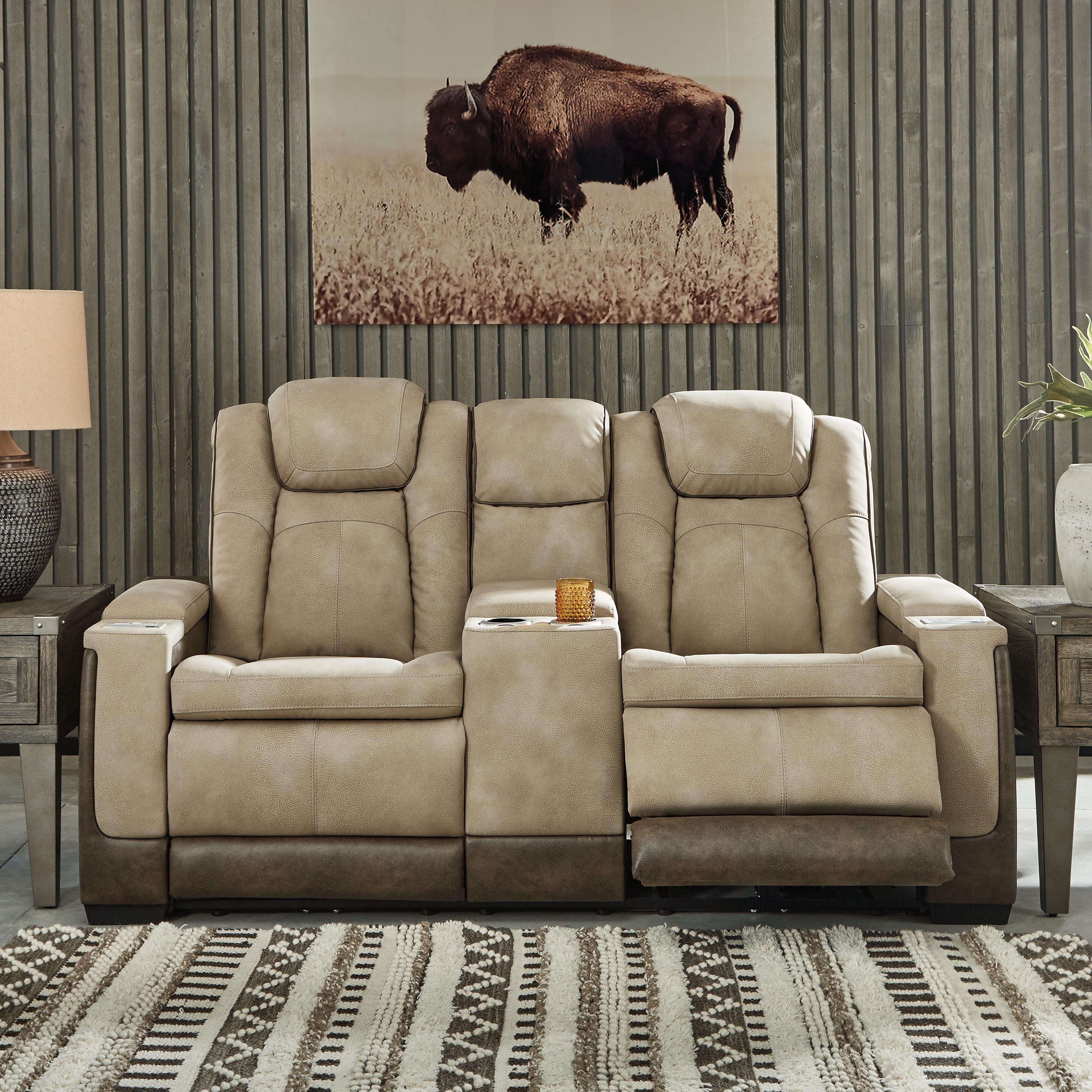Next-Gen DuraPella Power Reclining Loveseat with Console - image 2