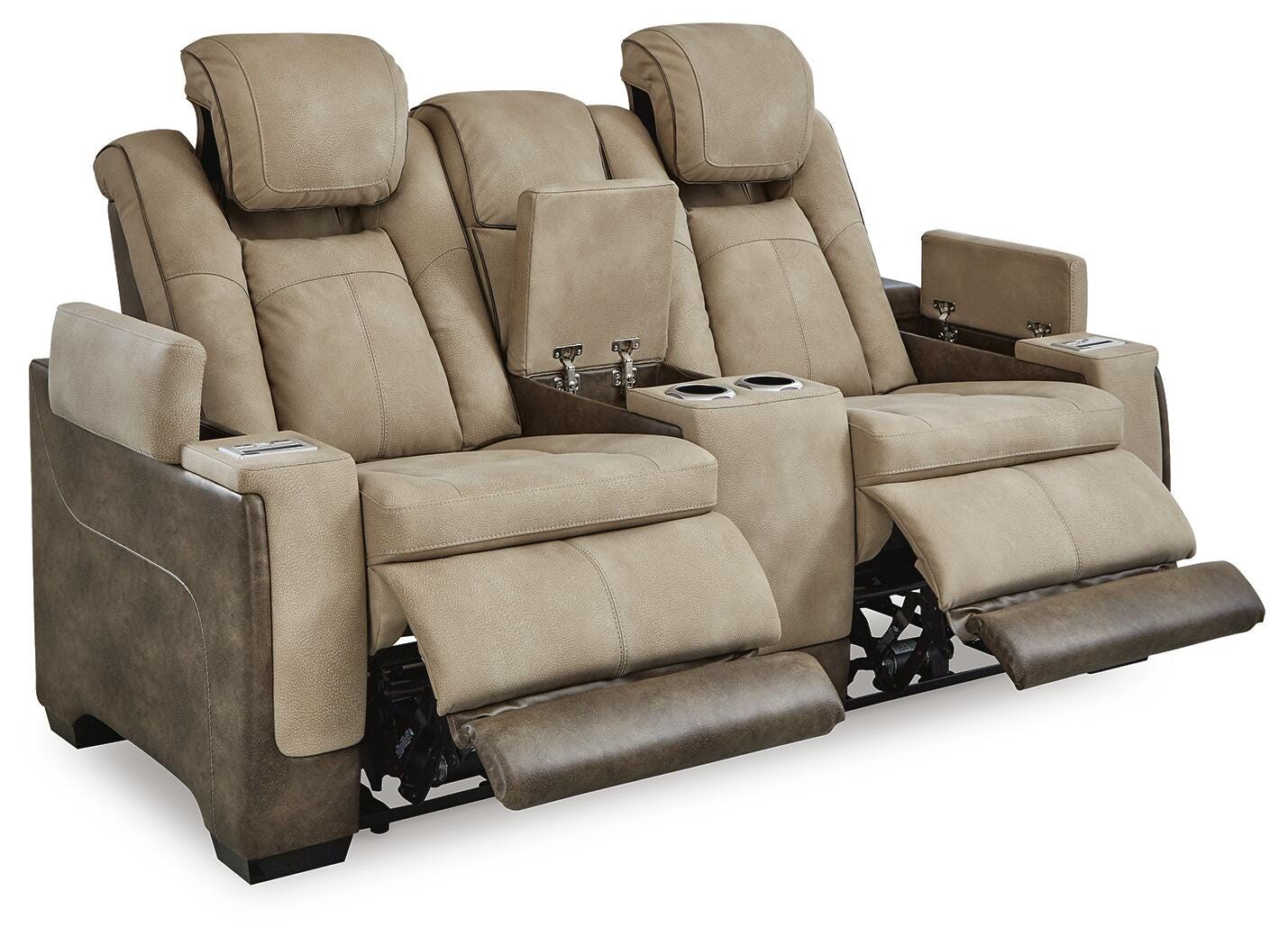 Next-Gen DuraPella Power Reclining Loveseat with Console - image 3