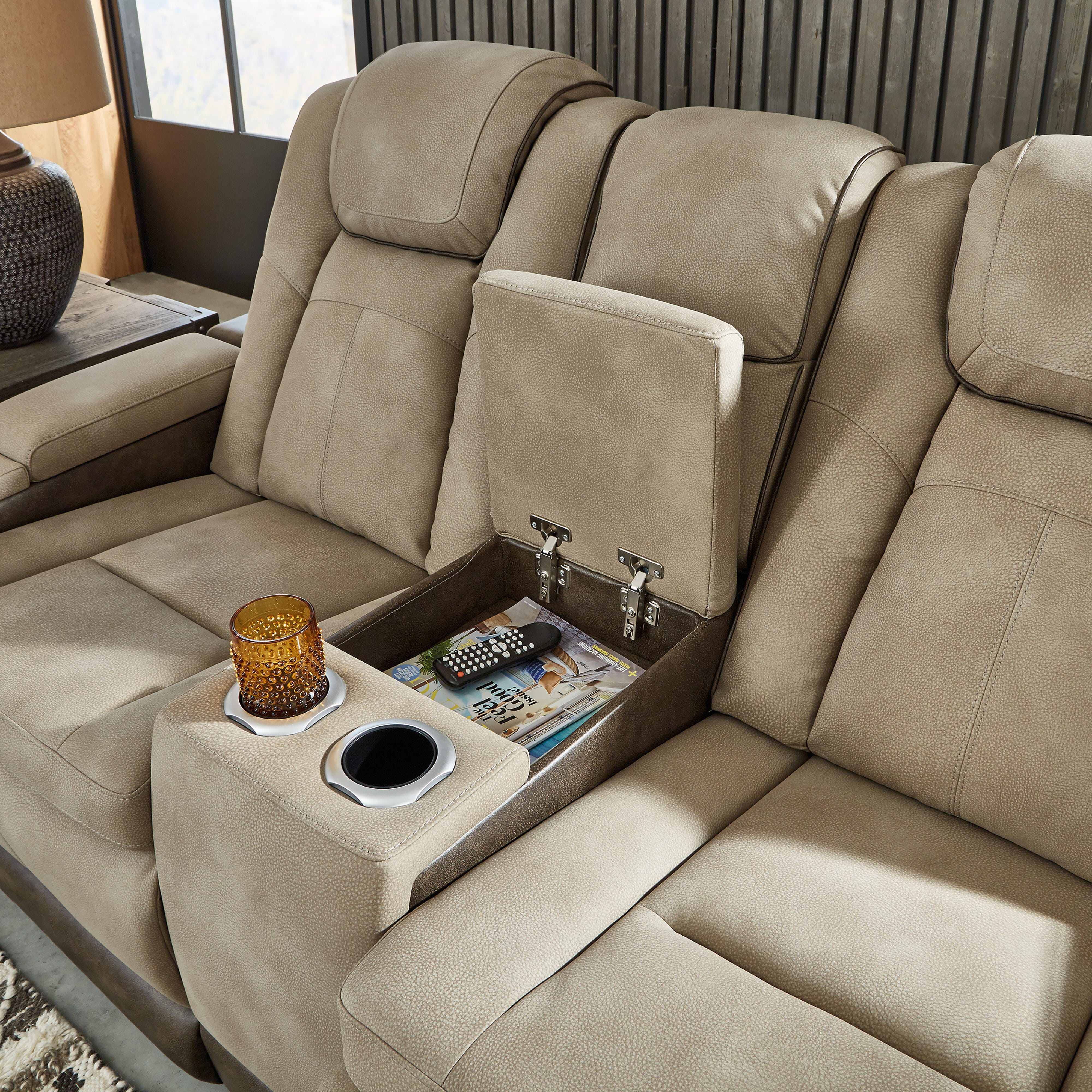Next-Gen DuraPella Power Reclining Loveseat with Console - image 6