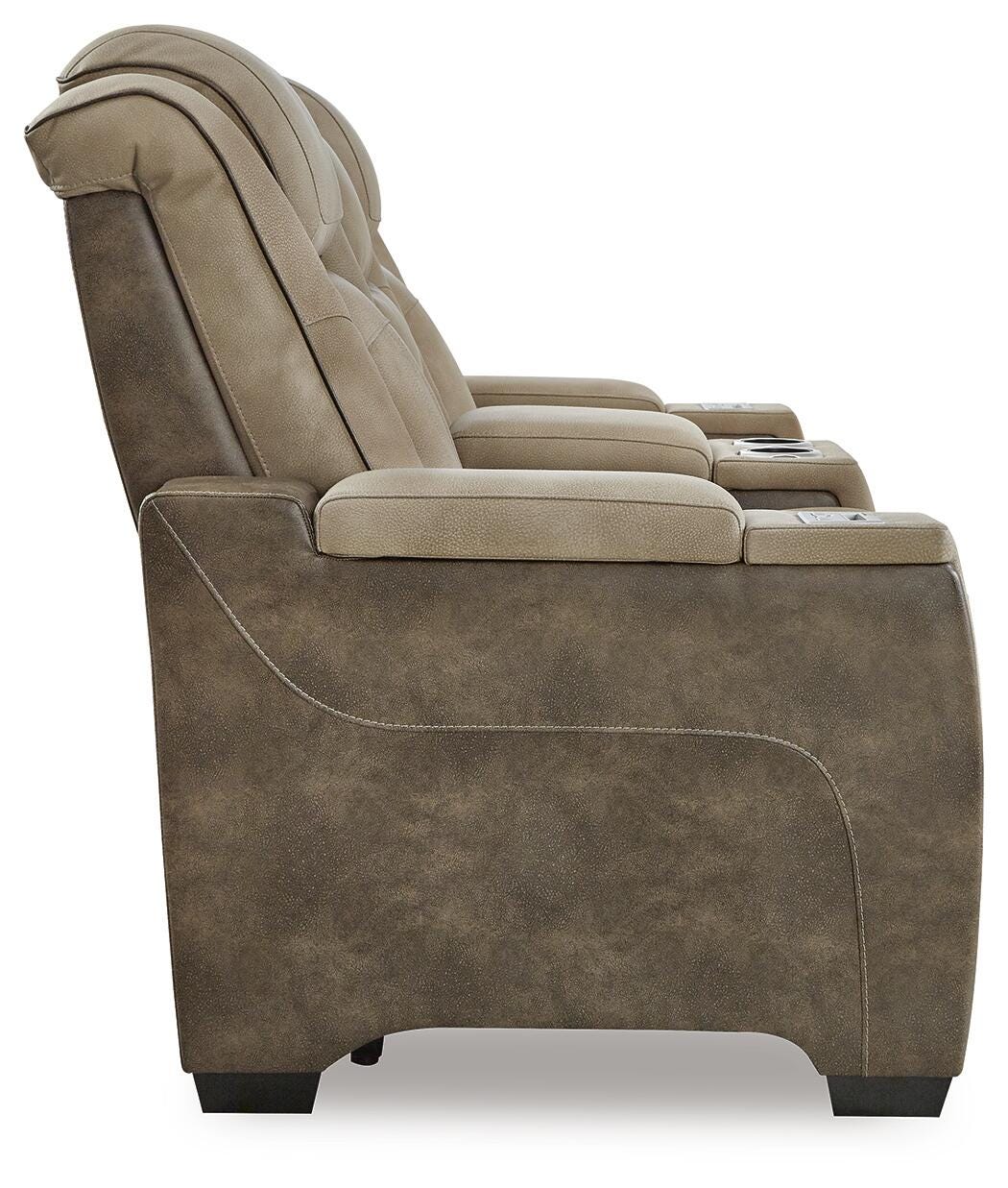 Next-Gen DuraPella Power Reclining Loveseat with Console - image 4