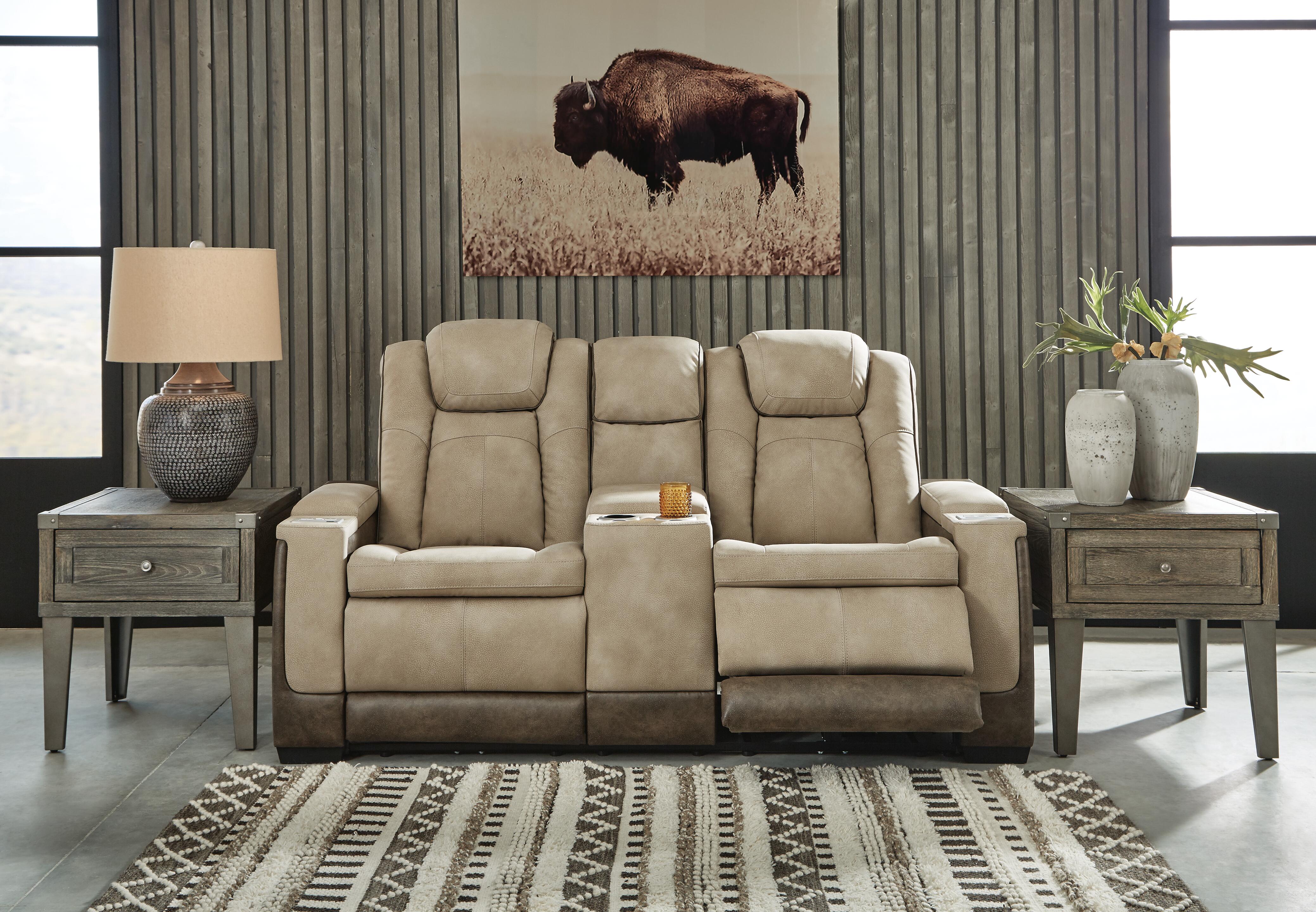 Next-Gen DuraPella Power Reclining Loveseat with Console - image 1