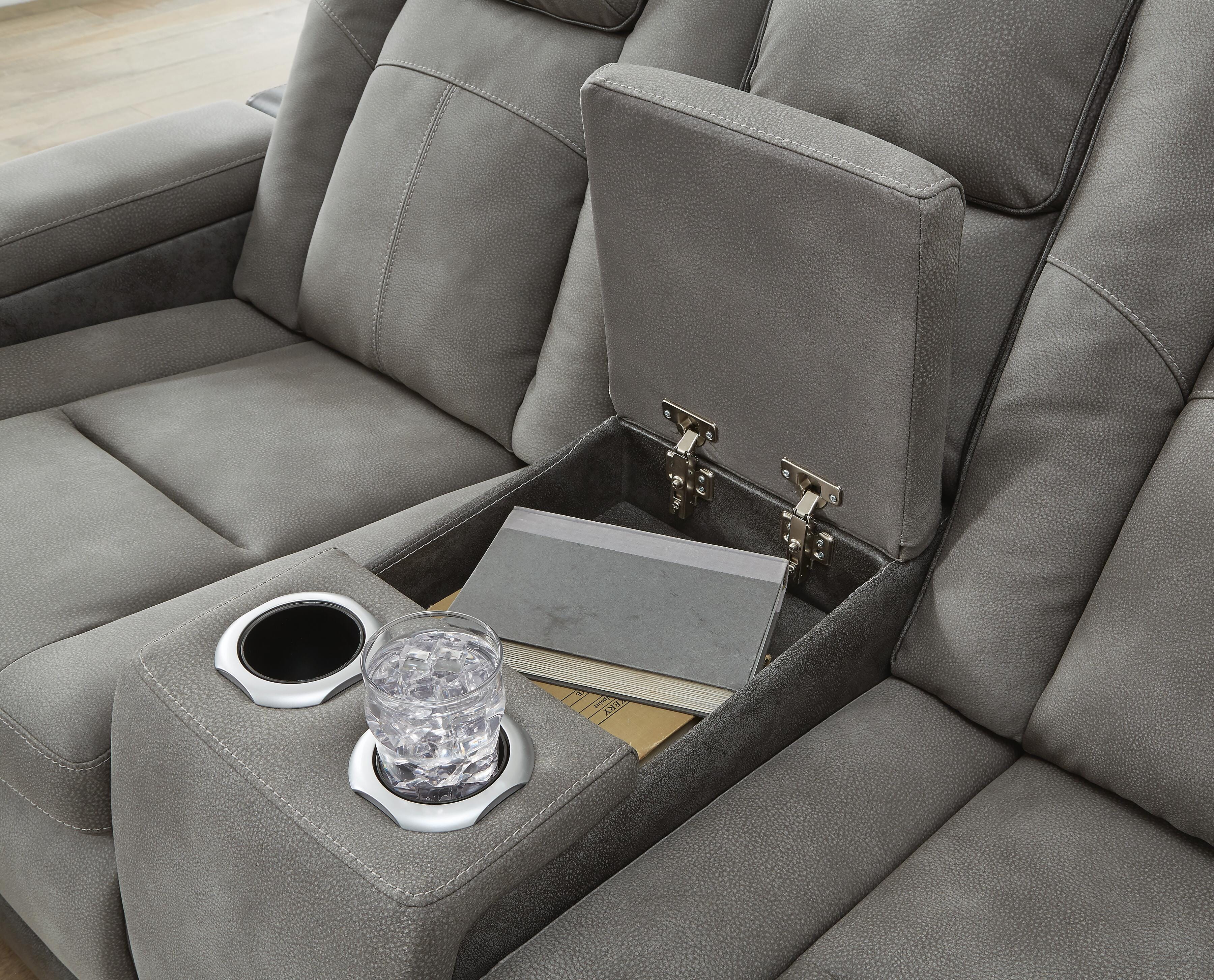 Next-Gen DuraPella Power Reclining Loveseat with Console - image 6