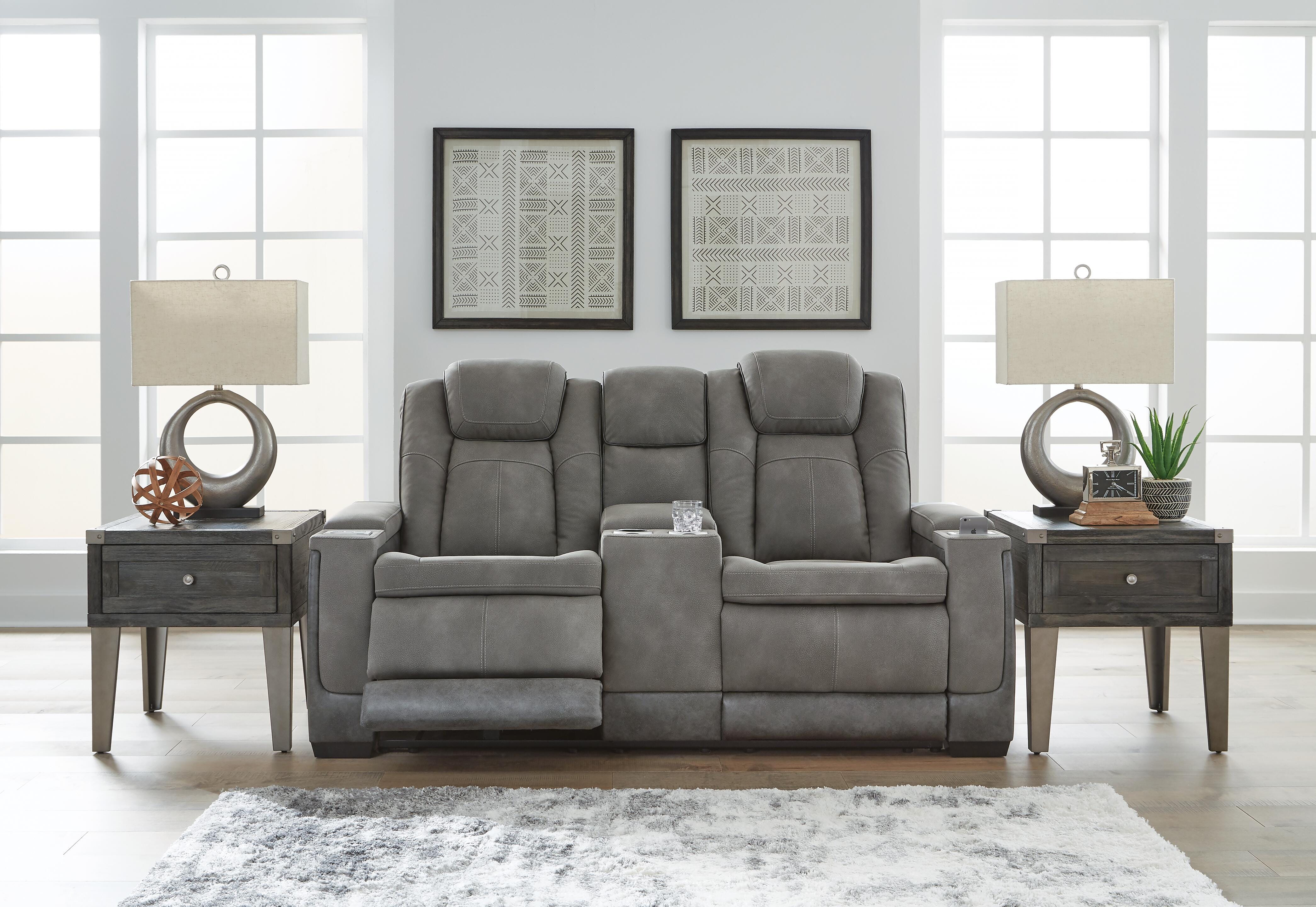 Next-Gen DuraPella Power Reclining Loveseat with Console - image 1