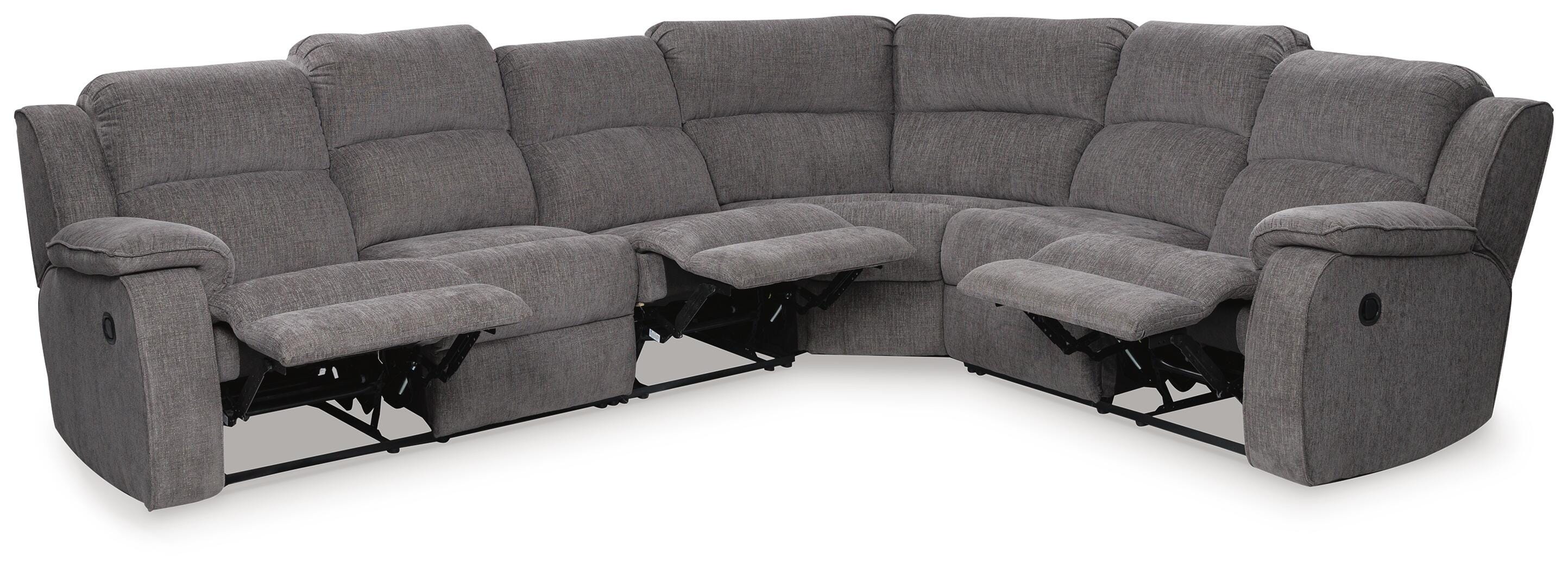 Roman Glass 4-Piece Sectional - image 2