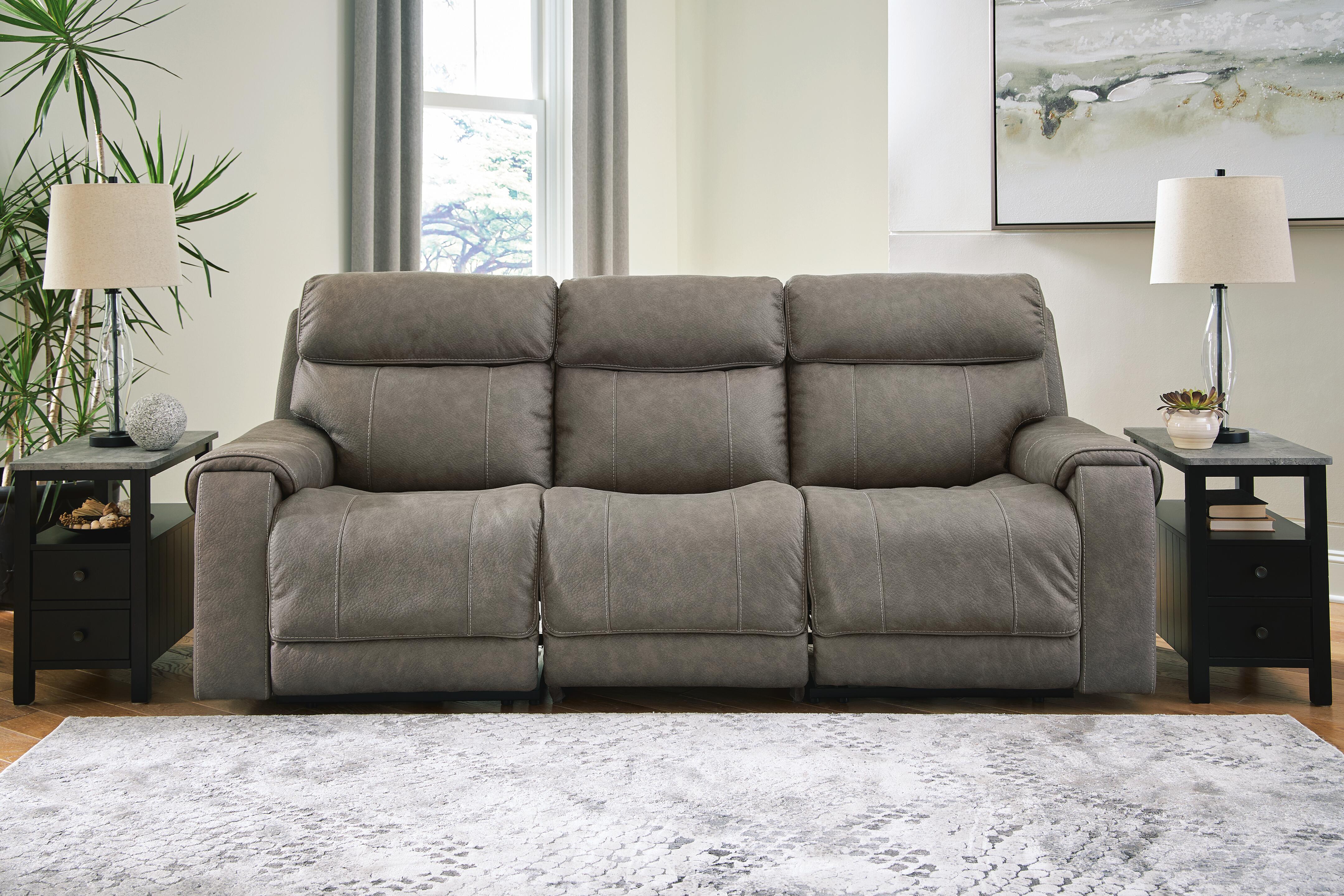 tristars750 シルバー3XL Starbot 3-Piece Dual Power Reclining Modular Sofa | Ashley