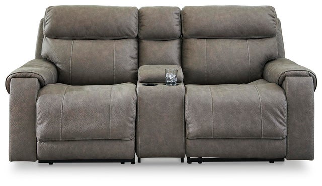 Starbot 3-Piece Dual Power Reclining Modular Loveseat with Console