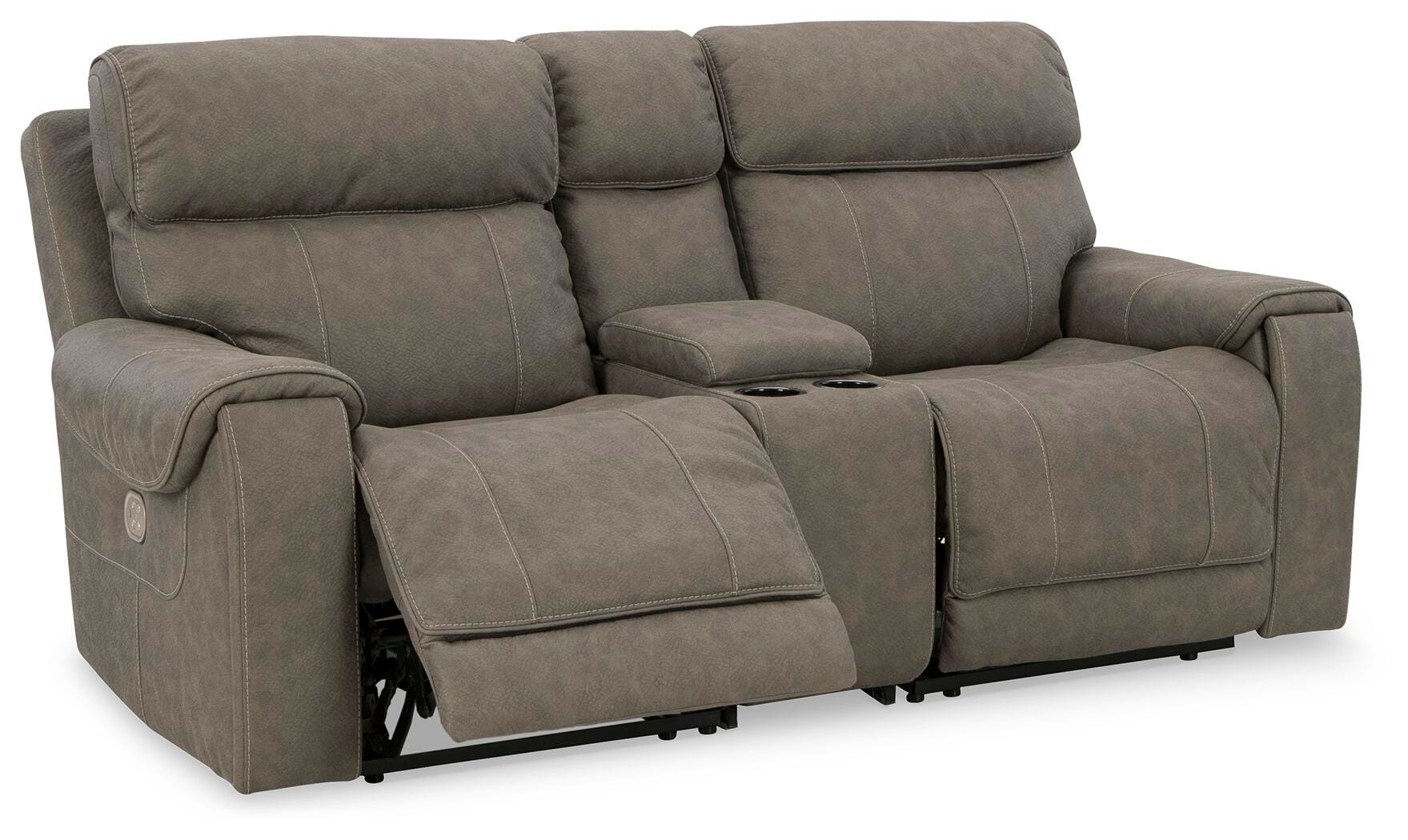 Starbot 3-Piece Power Reclining Sectional Loveseat with Console - image 1