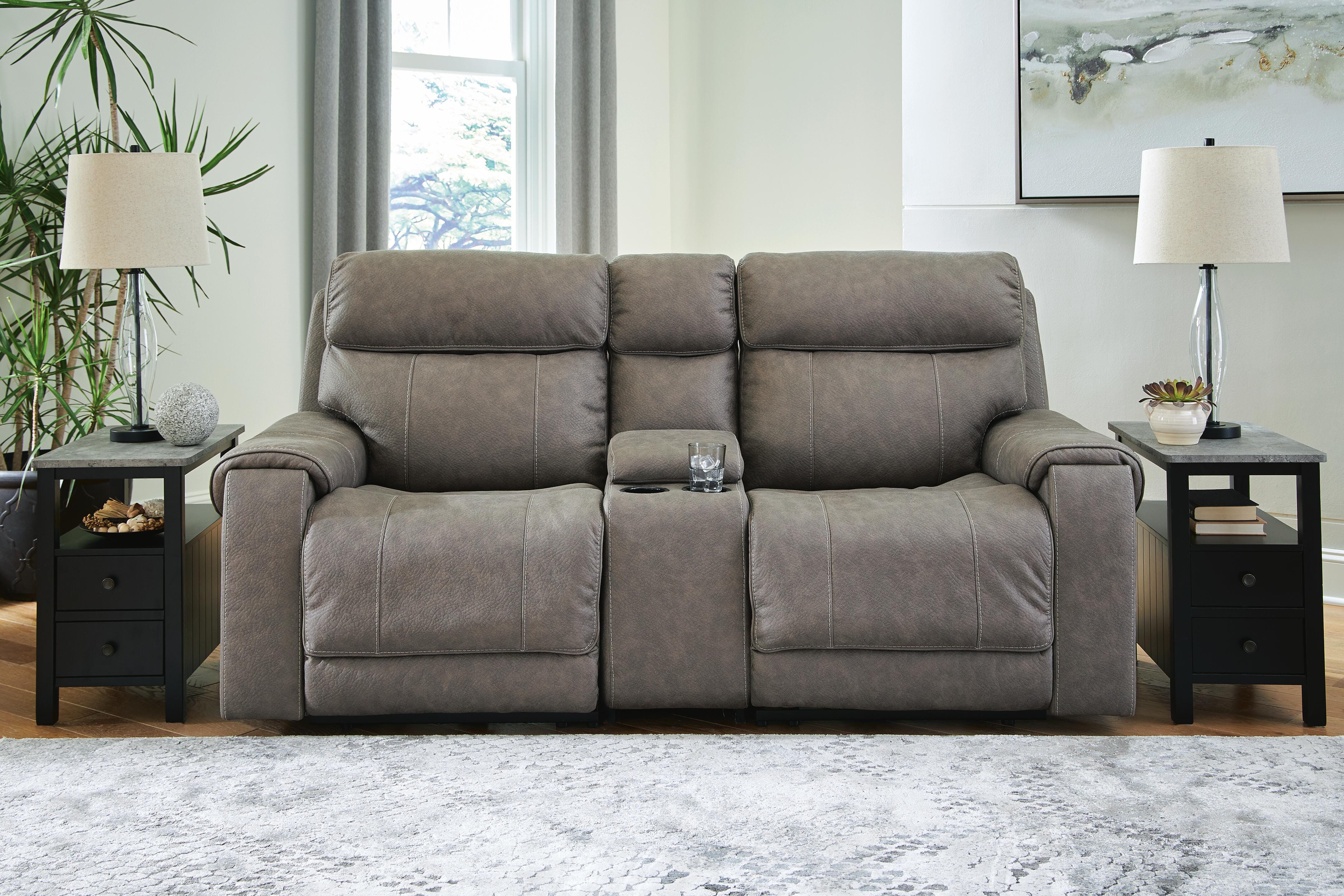 Starbot 3-Piece Power Reclining Sectional Loveseat with Console - image 2