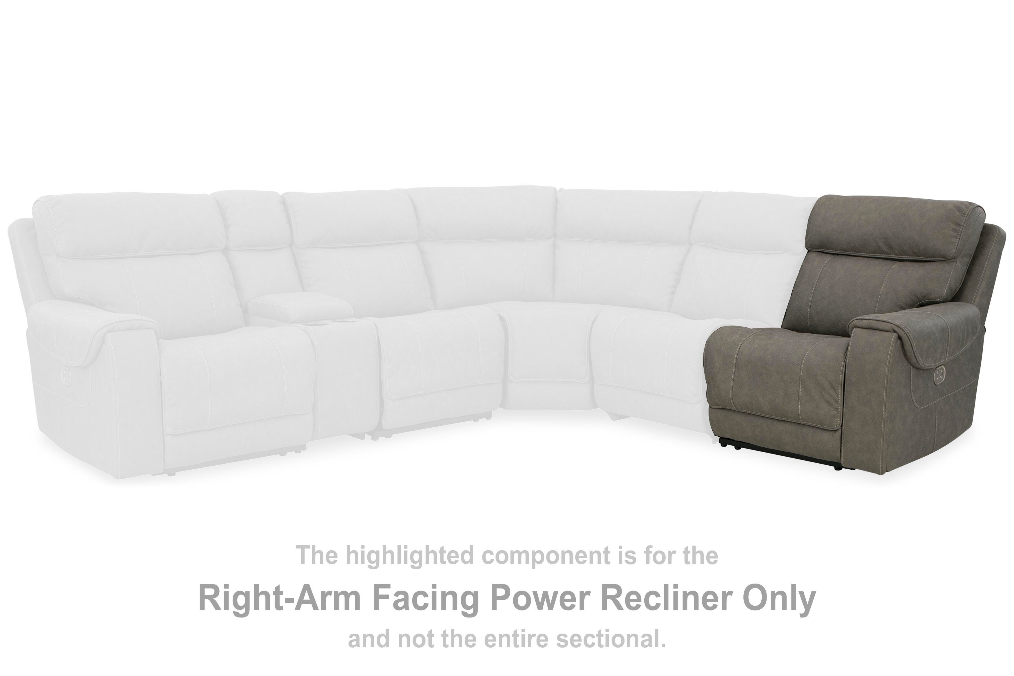 Sillón reclinable eléctrico Starbot con el brazo derecho de frente - image 2